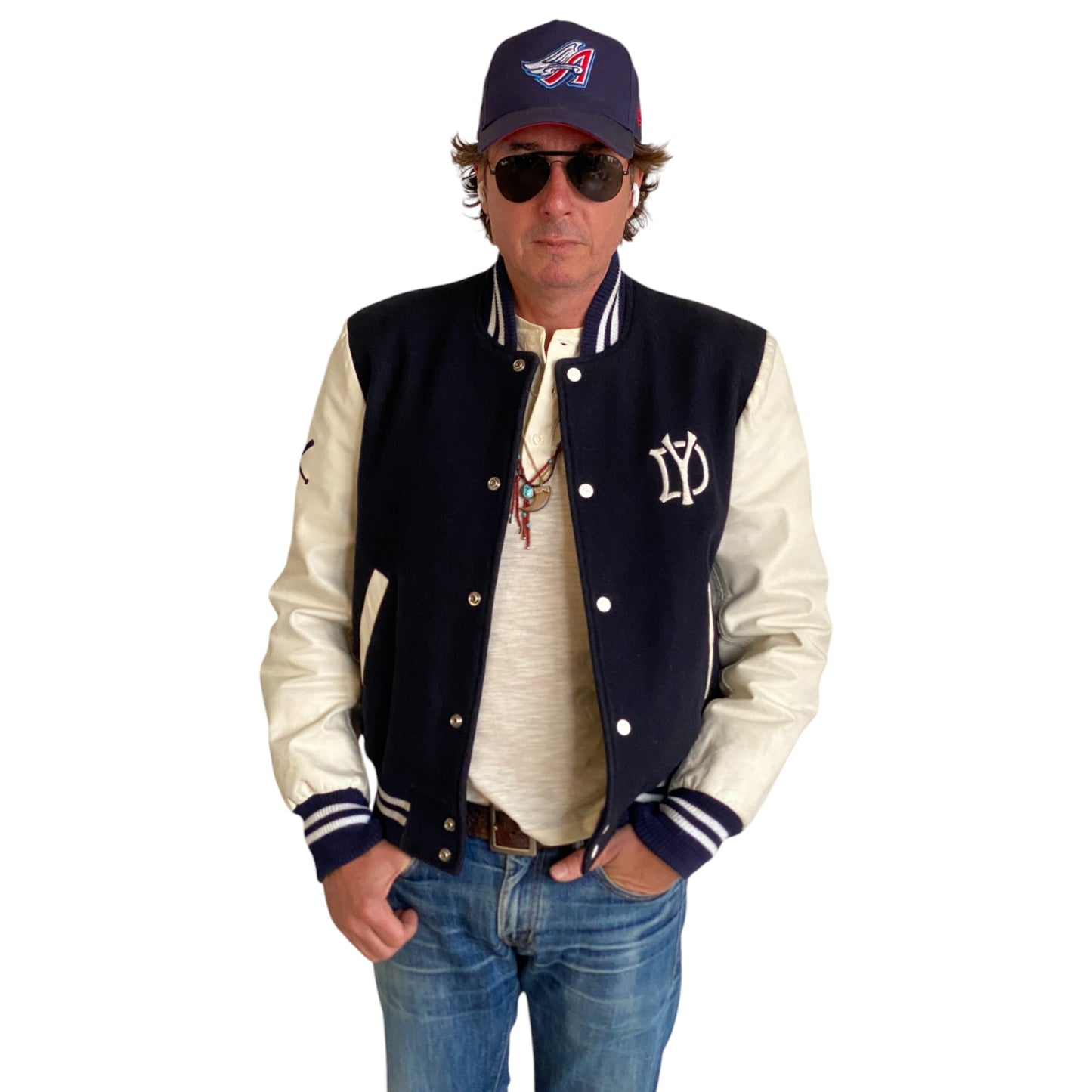 Size Med. Vintage varsity style jacket Made in Canada