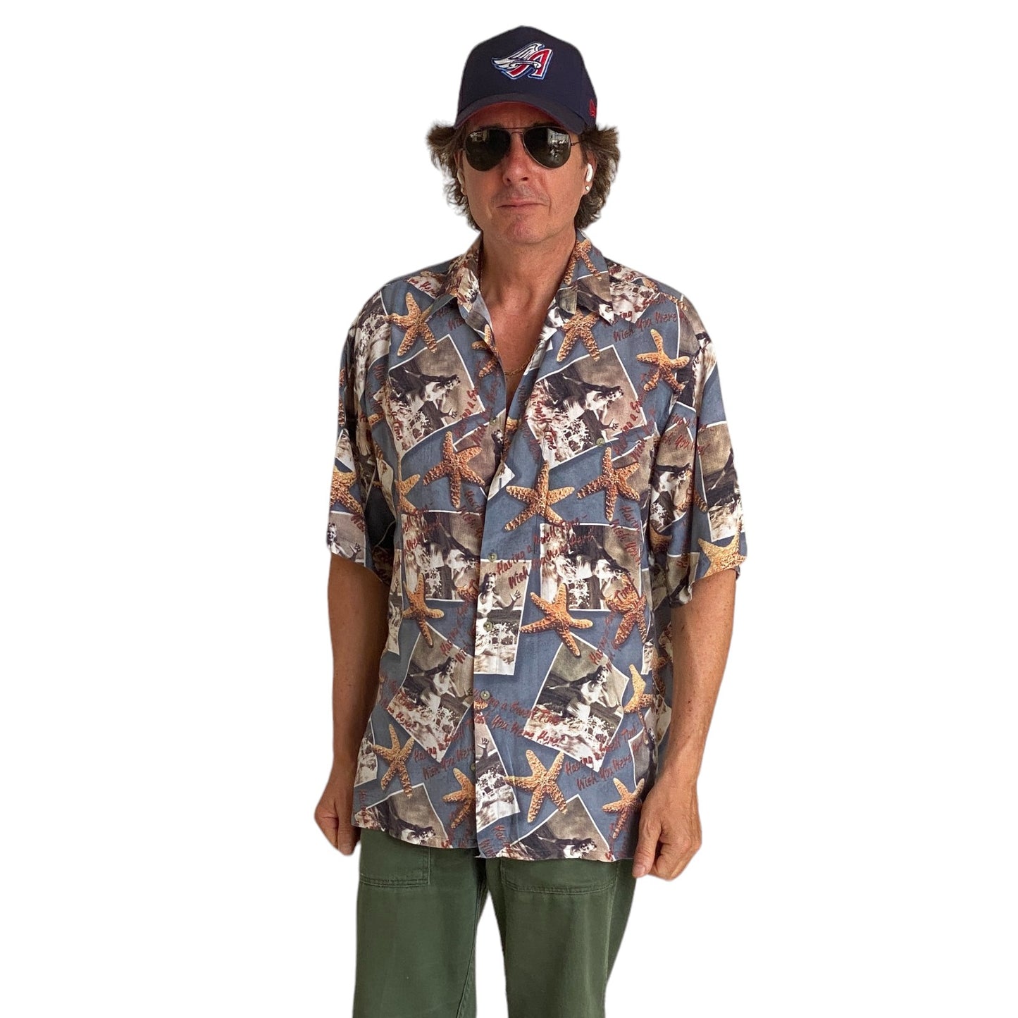 Size Large. Vintage 90s Hawaiian shirt