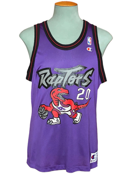Vintage 90s NBA Toronto Raptors Damon Stoudamire #20 Jersey - Size 44
