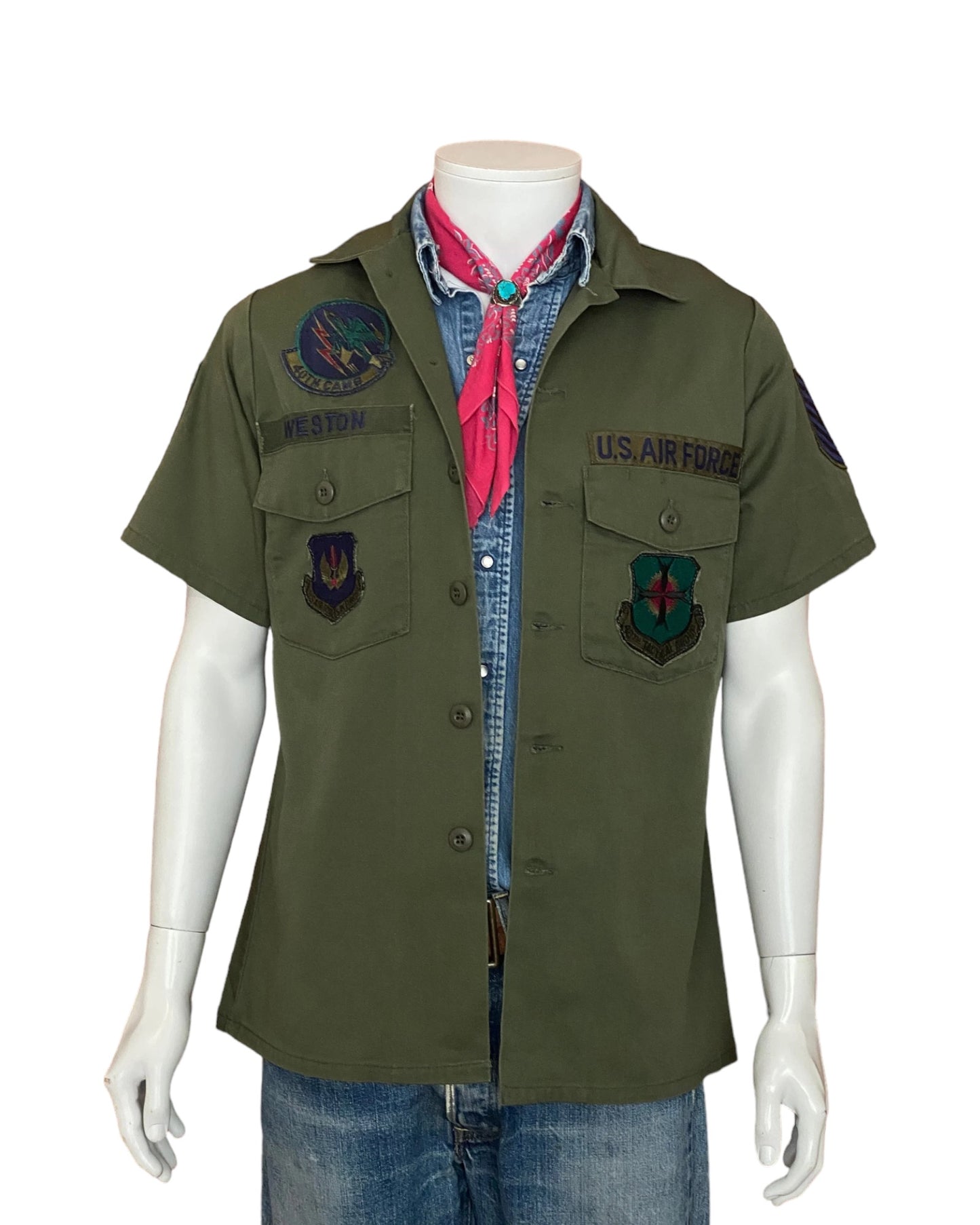 Vintage 1981 OG 507 US Air Force Utility Shirt - Size M