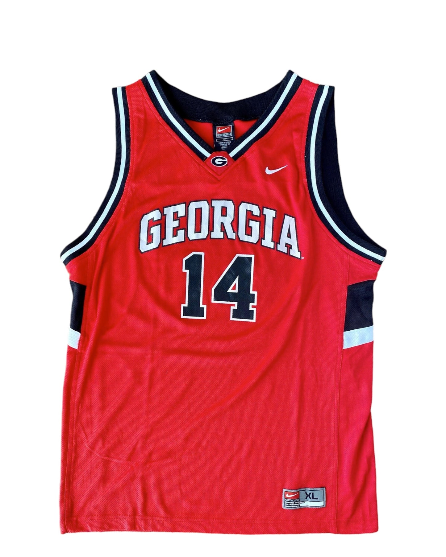 Youth XL. Vintage Nike NBA Georgia jersey #14