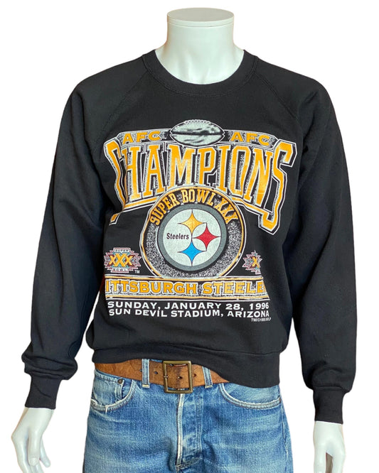 Size L. Made InUSA 1996 Champion Superbowl XXX Pittsburgh Steelers sweatshirt