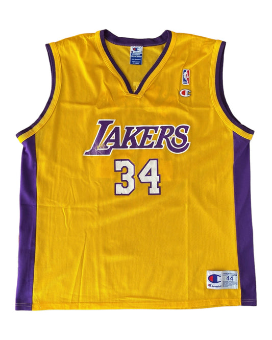 Size 44 USA Vintage NBA Champion Jersey - LA Lakers #34 Shaquille O'Neal