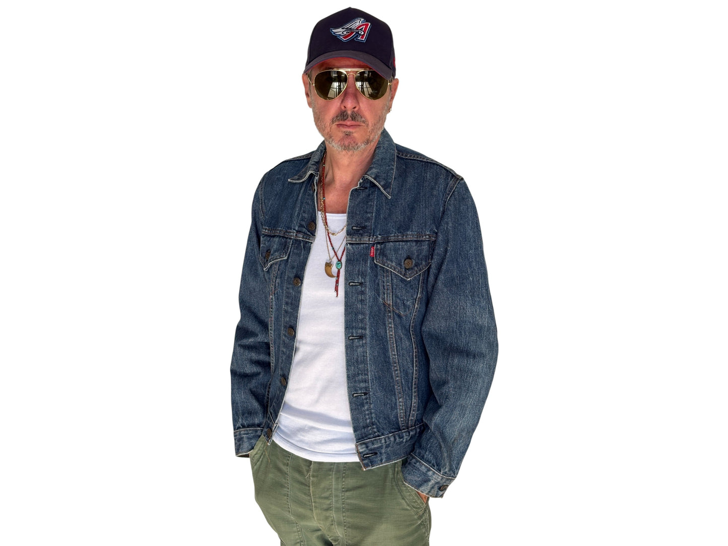 Size 38US / 48EU. Vintage Early 70s 2 pocket Levi’s Denim Jacket 70505 – Single Stitch, Made in USA