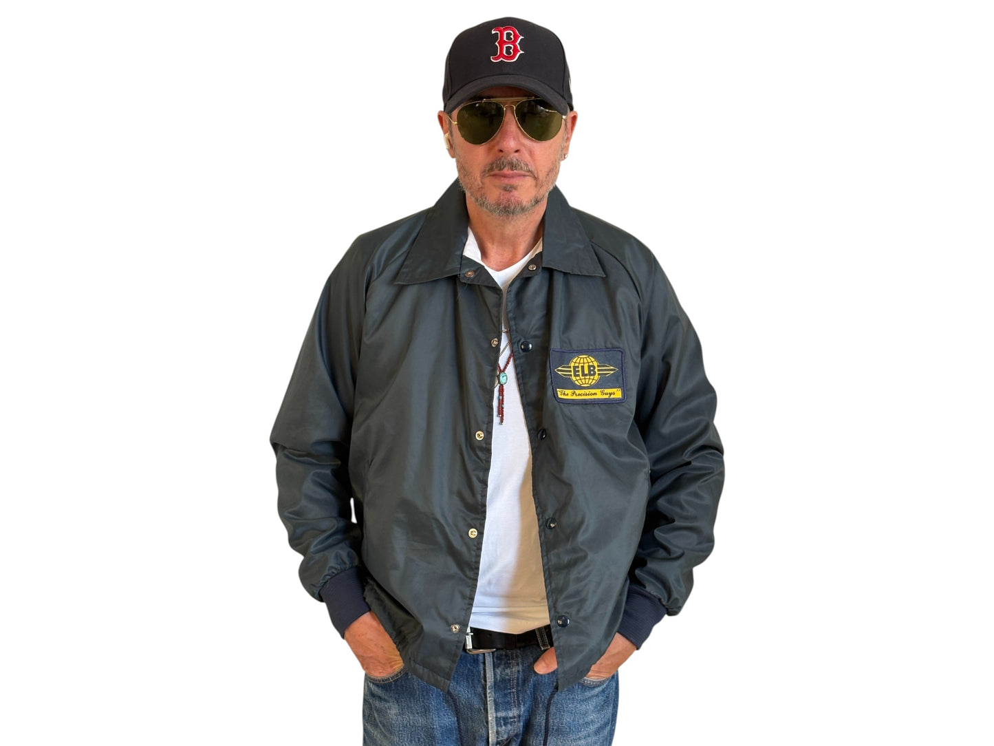 Size Med. Vintage 80s windbreaker. Made in USA