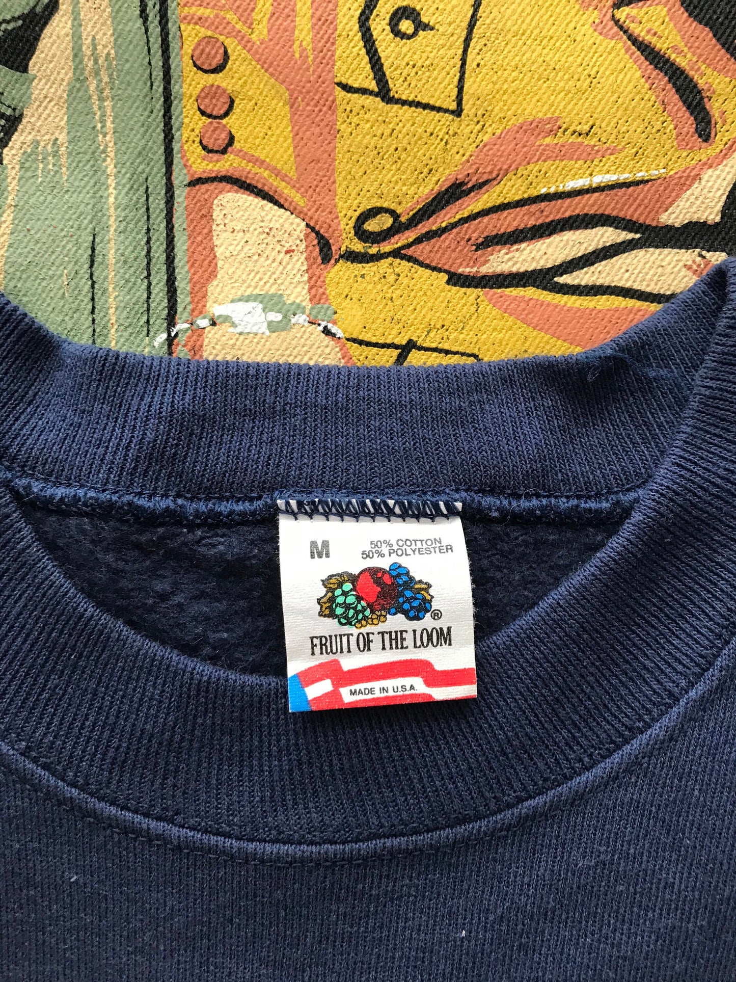 1991 Atlanta Braves World Series Vintage Sweatshirt - Size Med | Made in USA | USA Vintage BCN