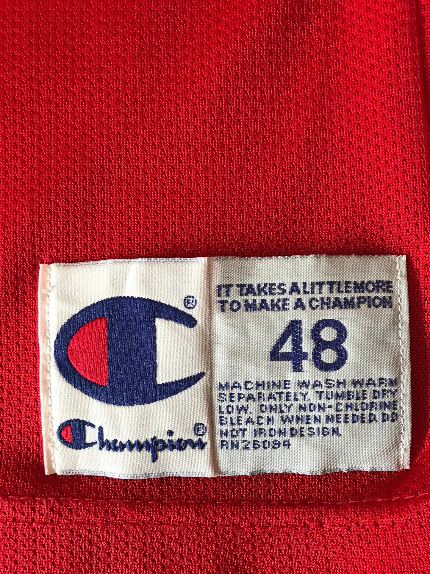 Vintage 90s Champion Jerry Stackhouse #42 Phila 76ers NBA Jersey