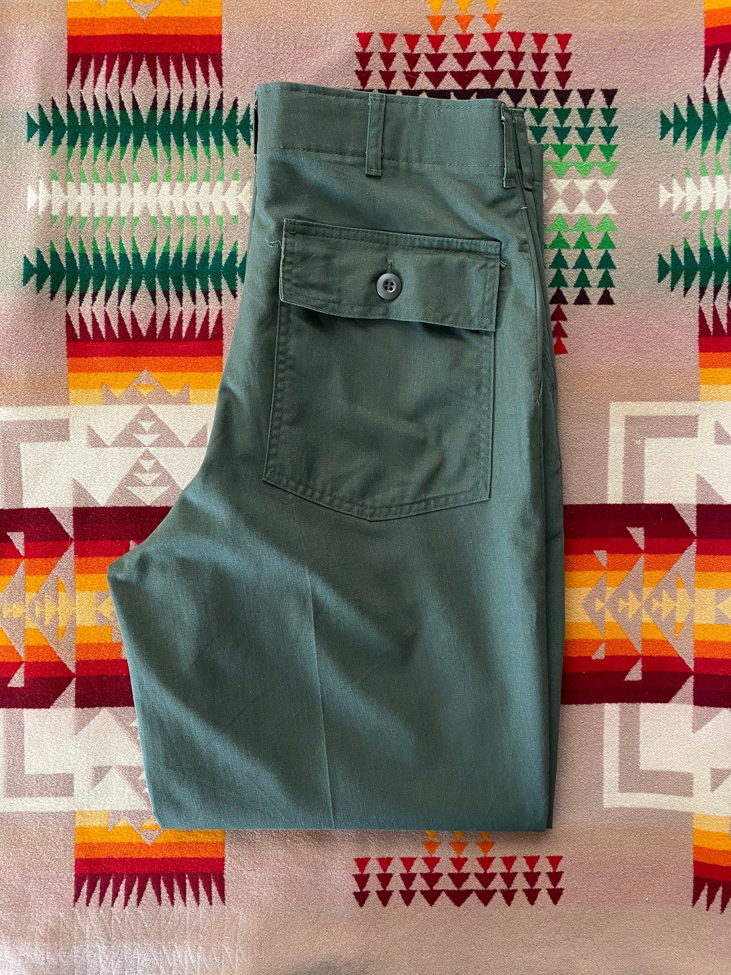 Authentic Vintage 1991 US Army OG-507 Fatigue Pants 31X30 | Classic Military Wear