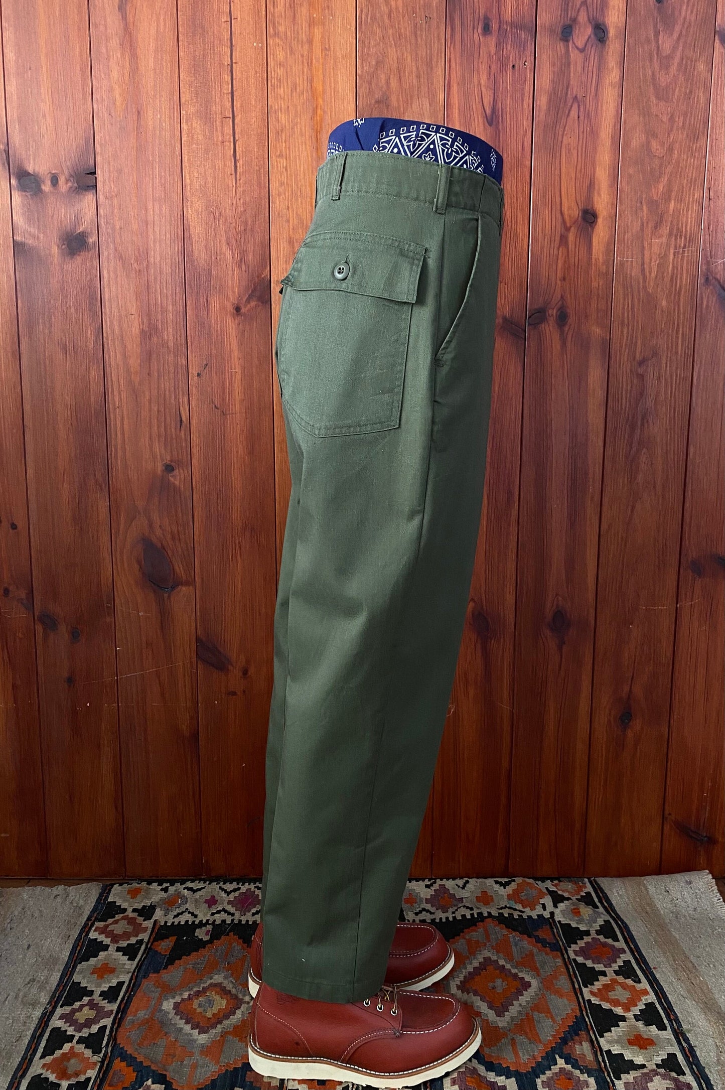 32X29 Authentic Vintage 1987 US Army OG-507 Fatigue  pants