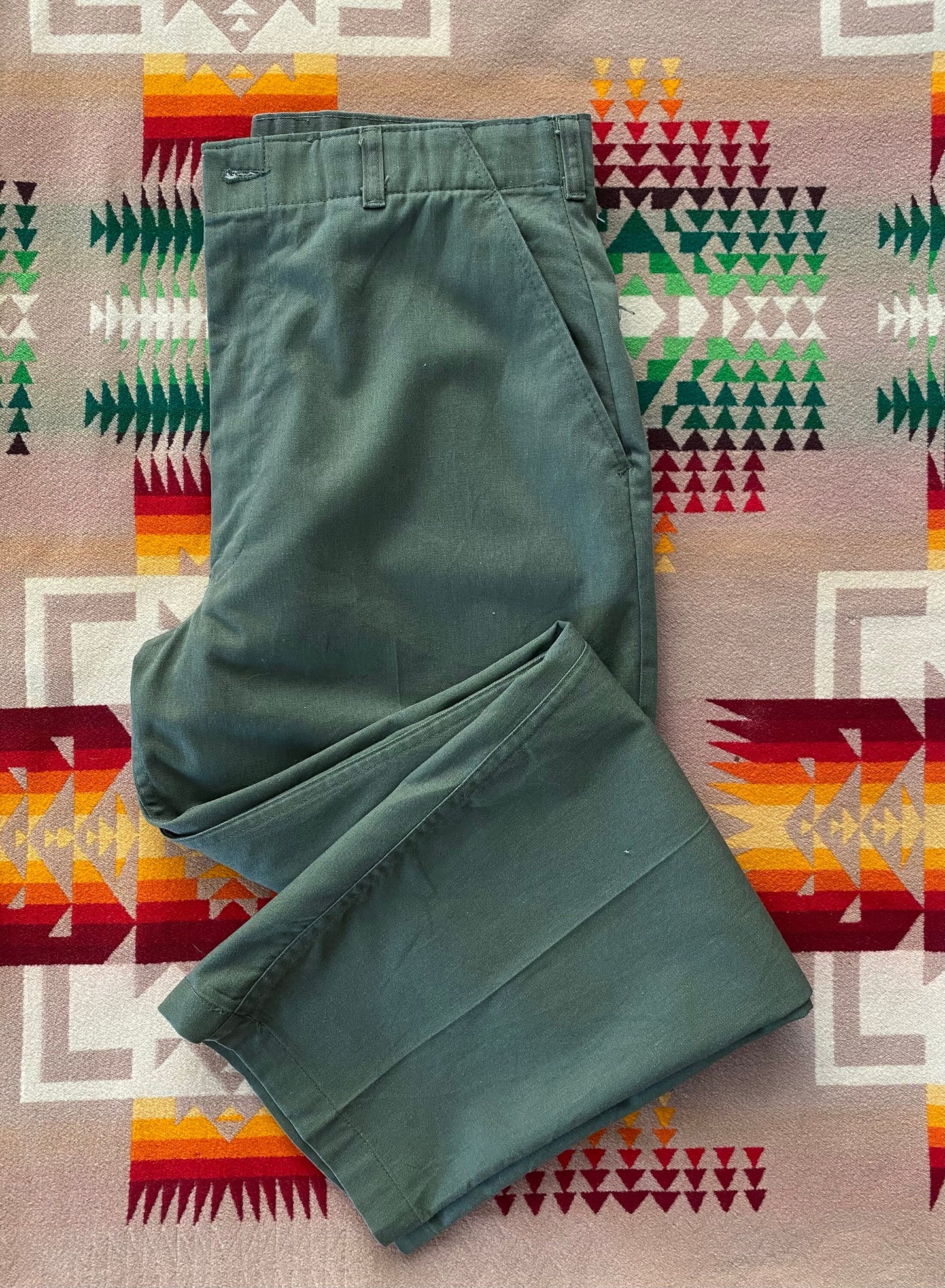 Authentic Vintage 1987 US Army OG-507 Fatigue Pants 32X29 | Classic Military Wear