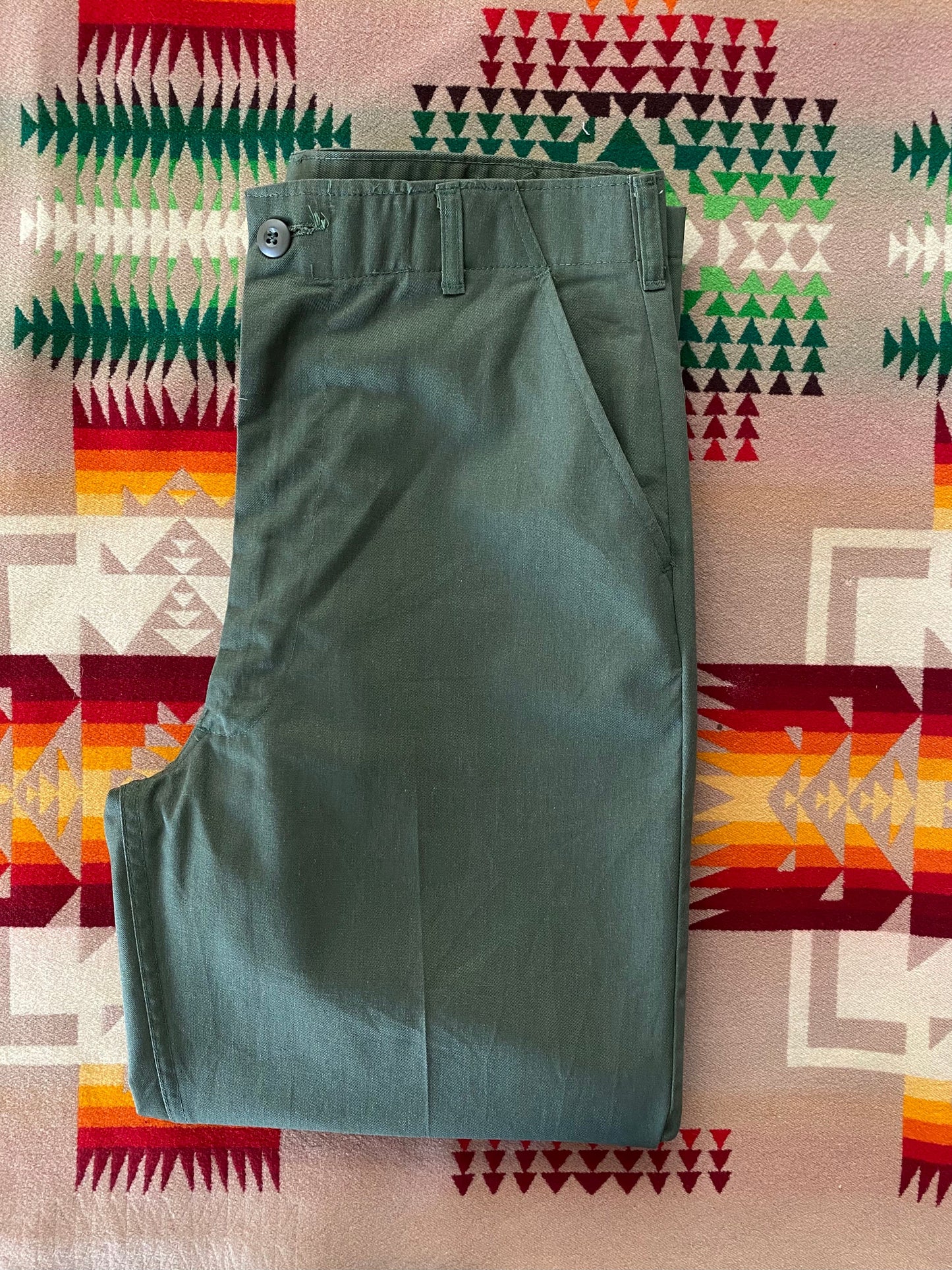 Authentic Vintage 1991 US Army OG-507 Fatigue Pants 31X30 | Classic Military Wear