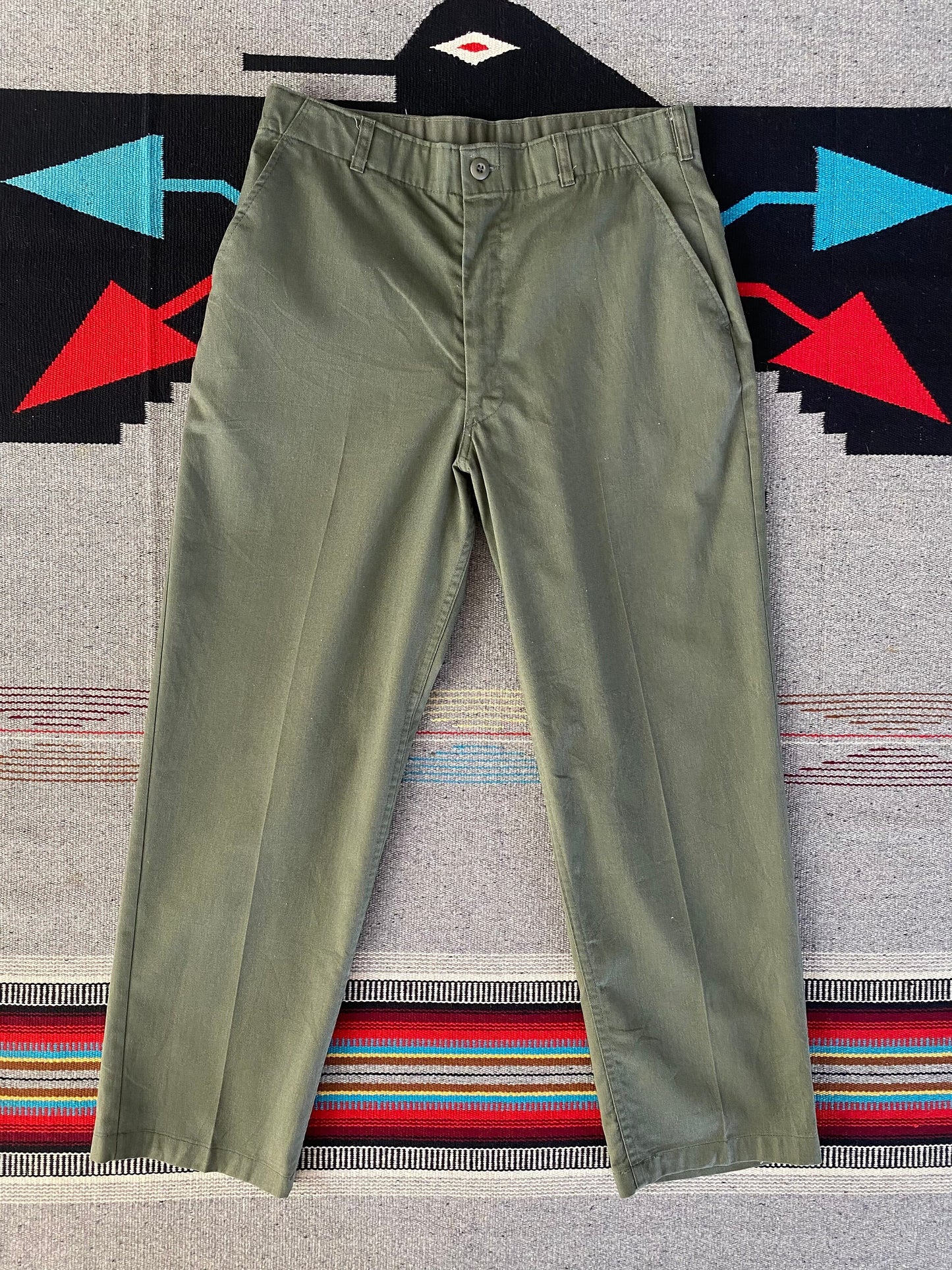 Authentic Vintage 1987 US Army OG-507 Fatigue Pants 32X29 | Classic Military Wear