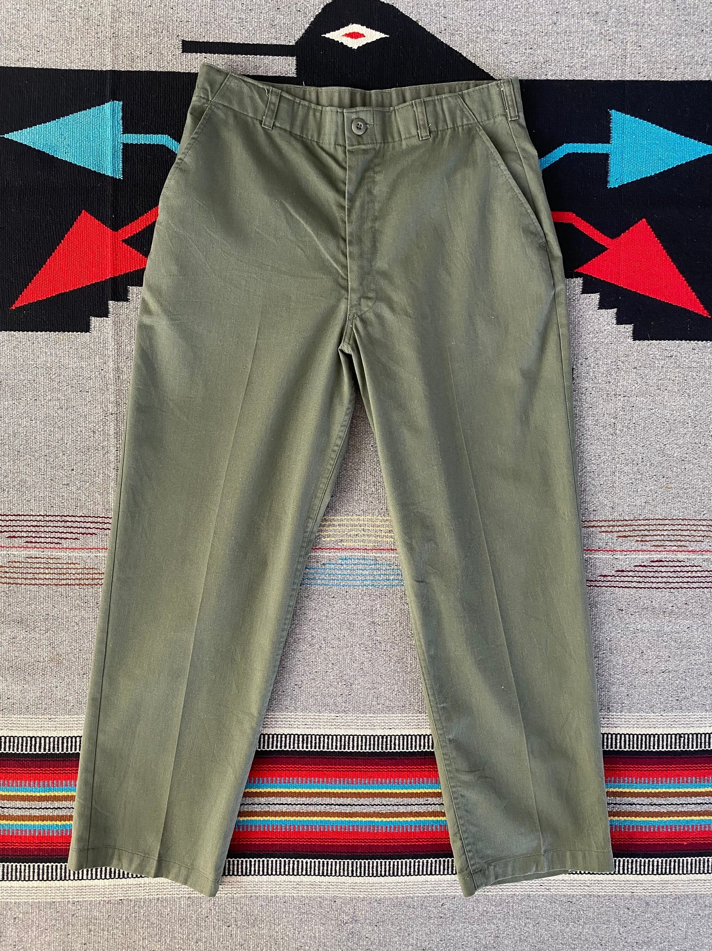 32X29 Authentic Vintage 1987 US Army OG-507 Fatigue  pants