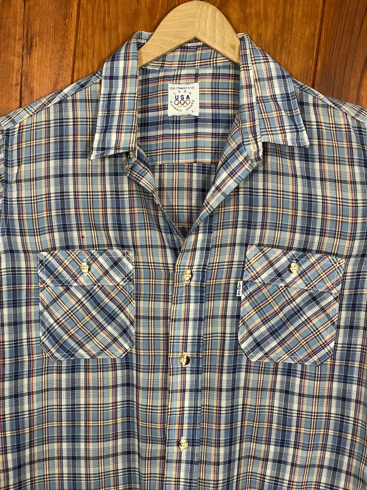 intage 80s Levi's Shirt - Size Large | Authentic Retro Style