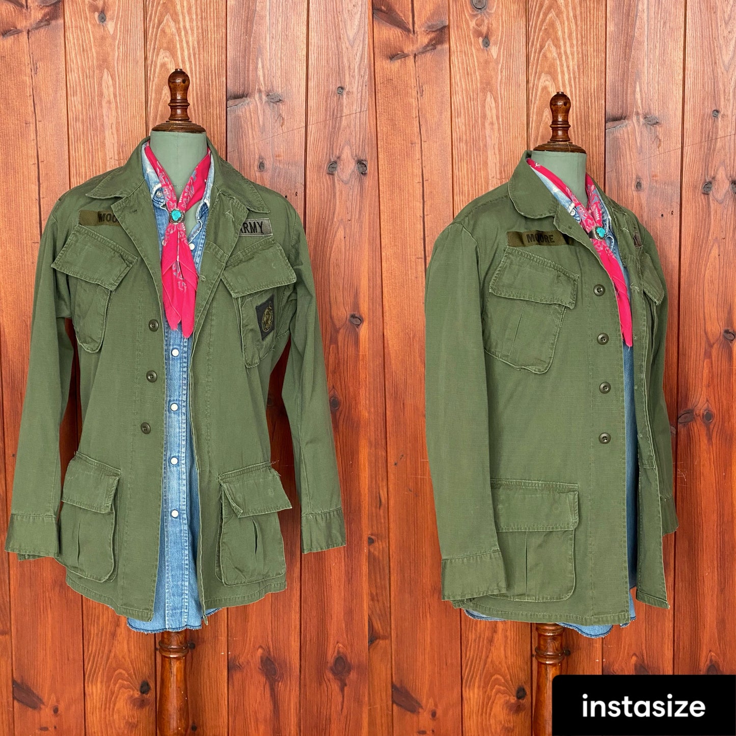 X Small. Authentic 1970 US Army Vintage tropical Vietnam jungle jacket.