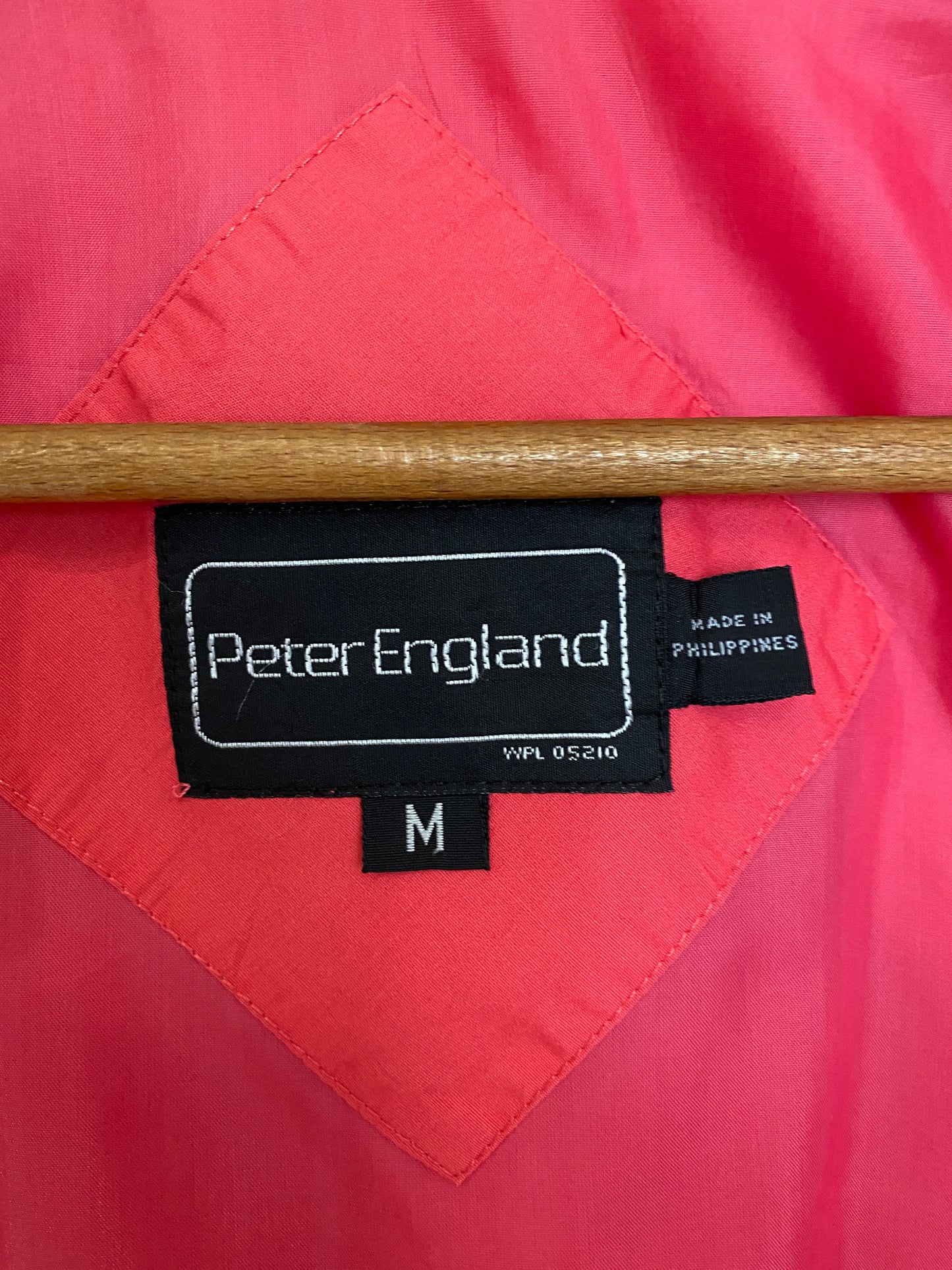 Vintage 80s Members Only style cotton jacket by Peter England, size Medium - Retro fashion with timeless appeal.