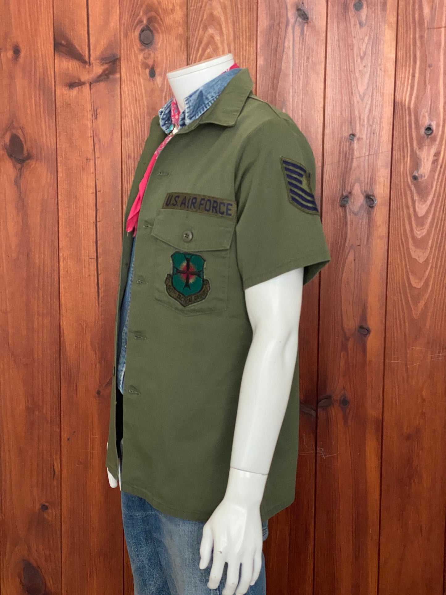 Vintage 1981 OG 507 US Air Force Utility Shirt - Size M