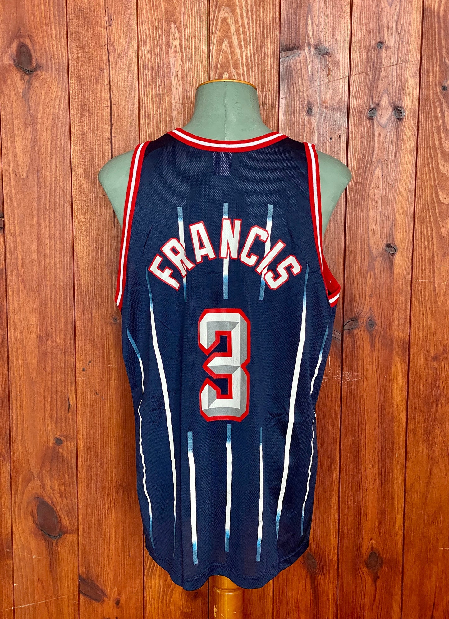 Vintage Champion NBA Houston Rockets Steve Francis #3 Jersey - Size 48 USA