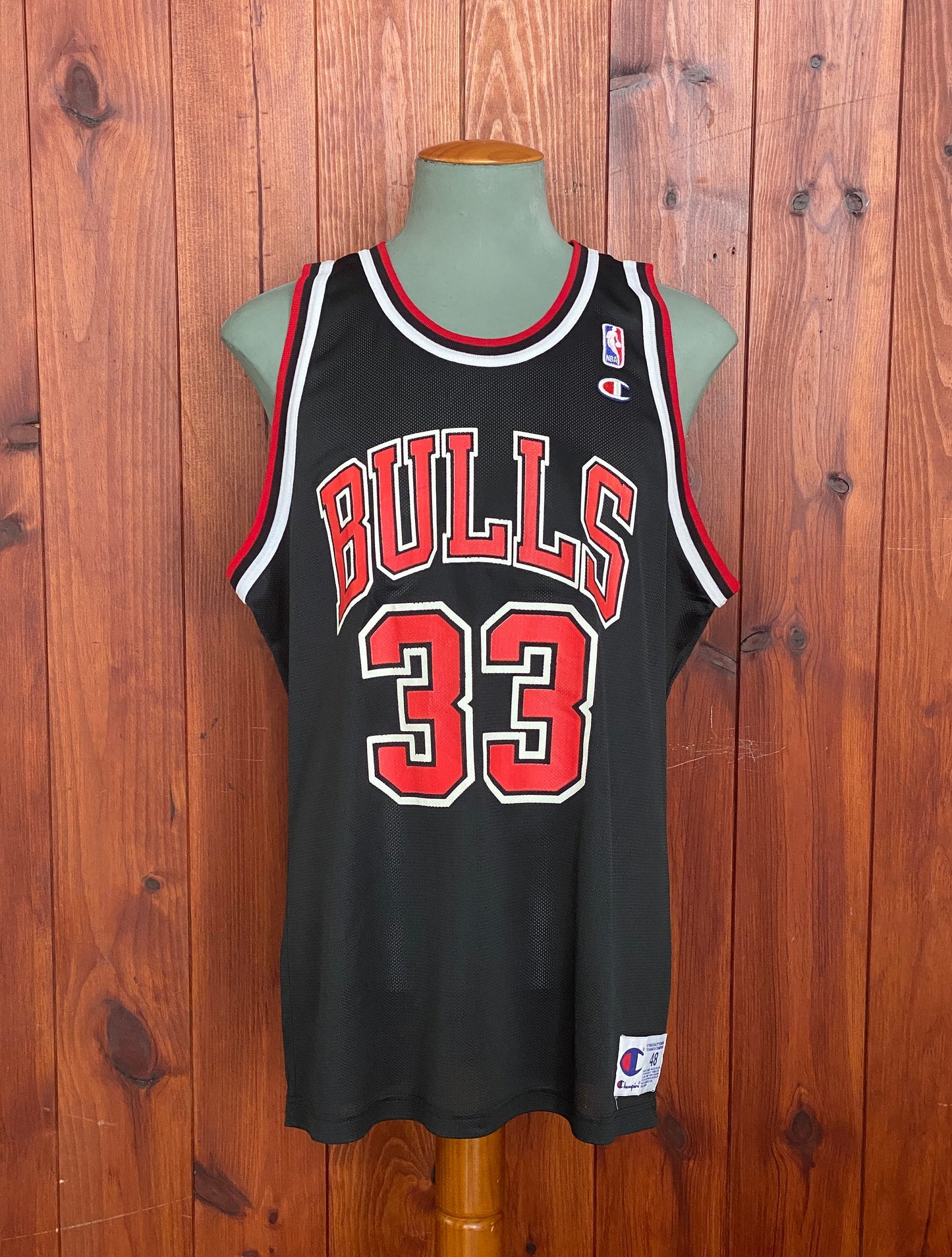 Size 48 Vintage 90s Chicago Bulls NBA Champion jersey, Pippen #33