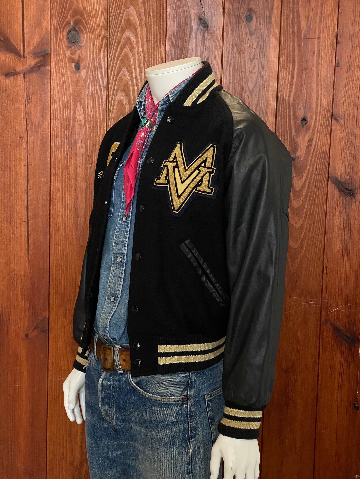 Size S. Vintage Varsity letterman Jacket Made in USA