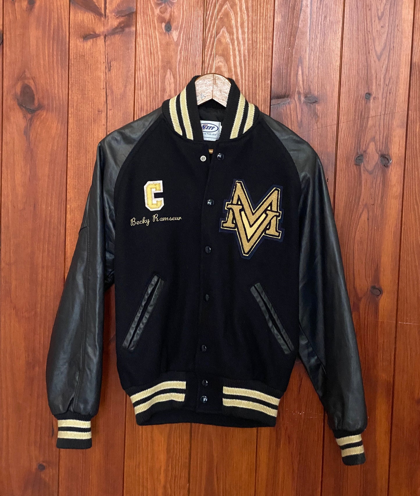 Size S. Vintage Varsity letterman Jacket Made in USA