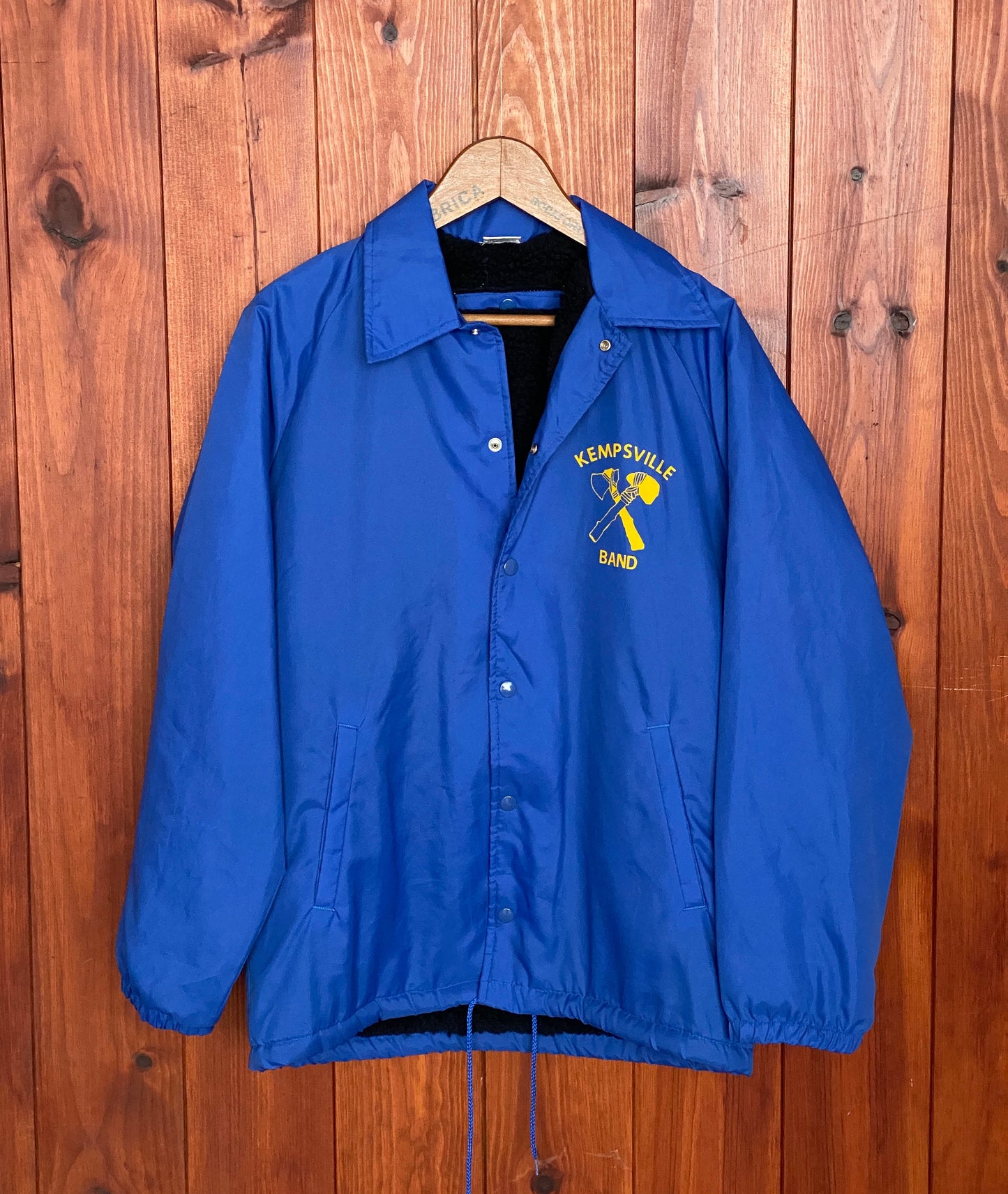 Vintage Kempsville band 80s windbreaker made by College Lane Size: S