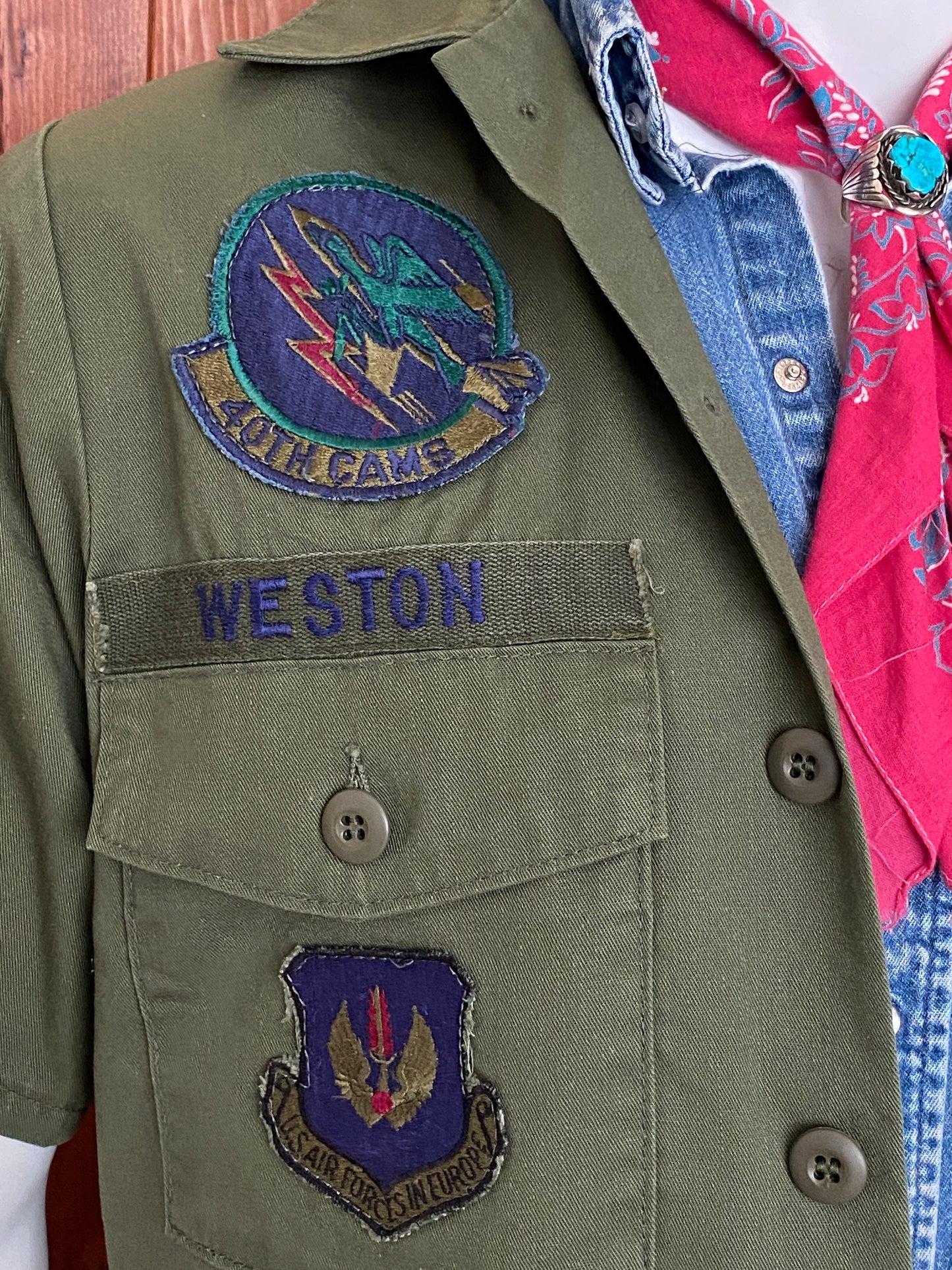 Vintage 1981 OG 507 US Air Force Utility Shirt - Size M