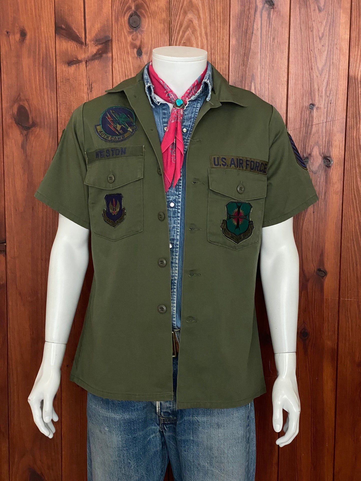 Vintage 1981 OG 507 US Air Force Utility Shirt - Size M