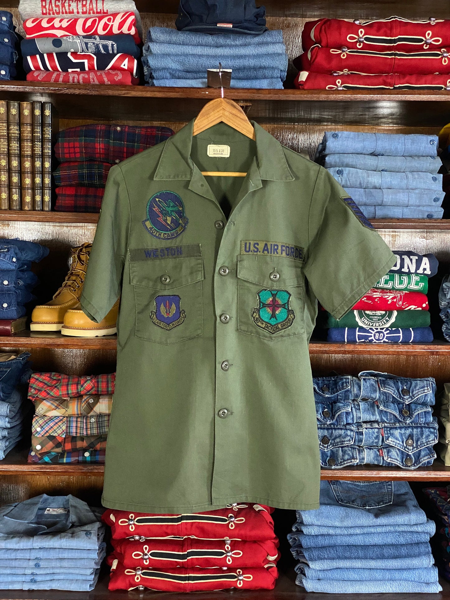 Vintage 1981 OG 507 US Air Force Utility Shirt - Size M
