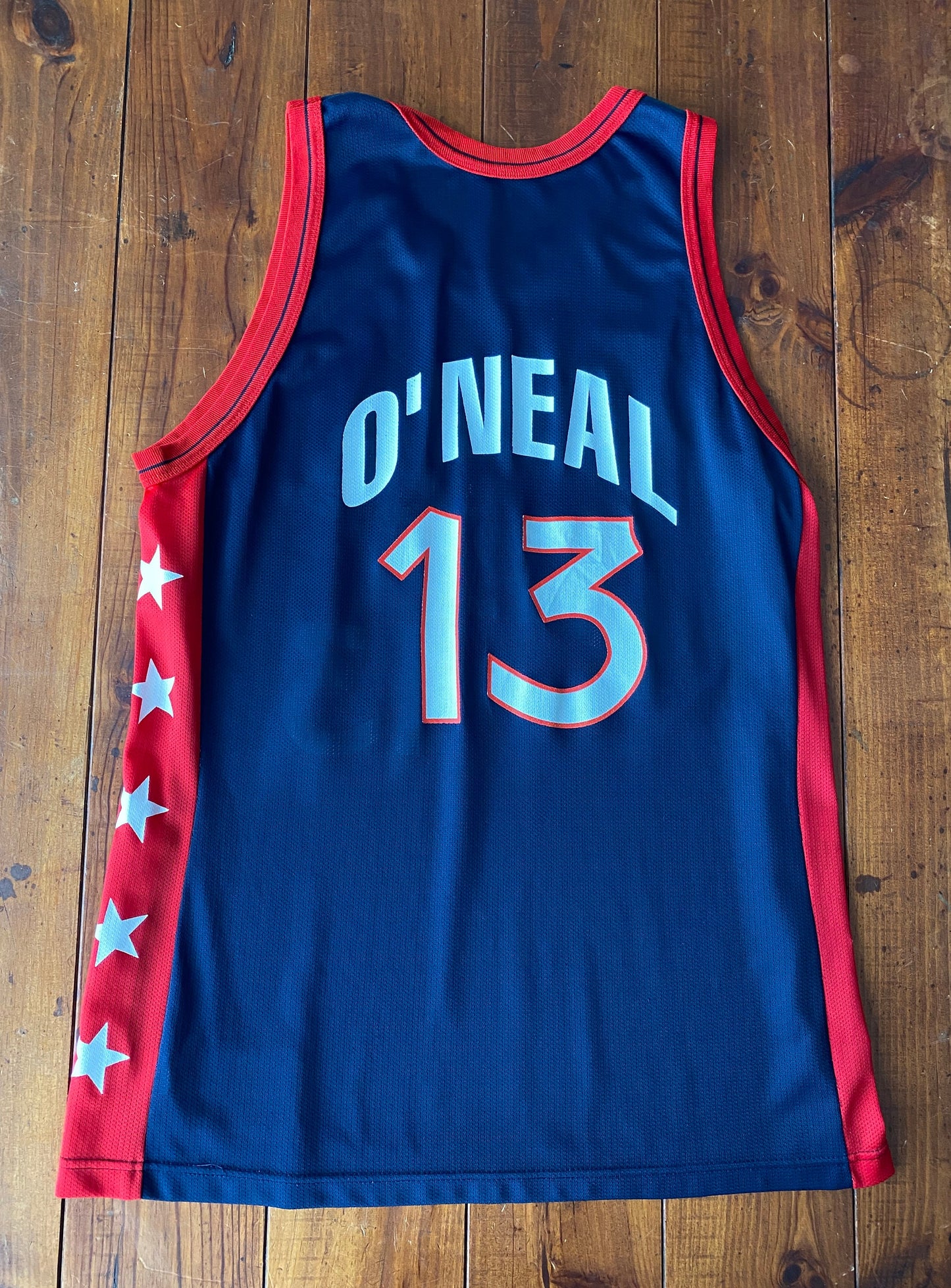 Vintage 90s NBA Champion USA Olympics Dream Team Shaq O'Neal #13 Jersey - Size 48