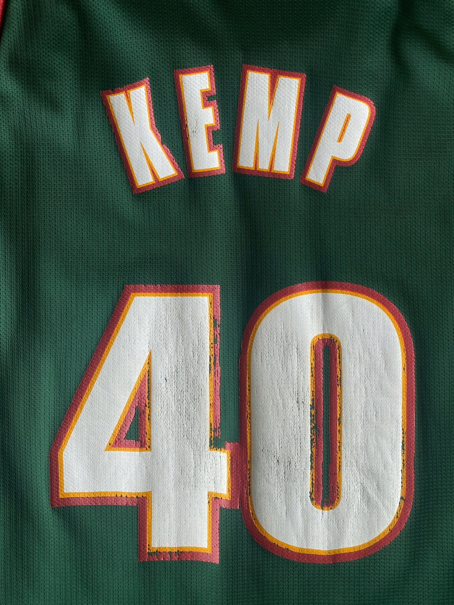 Vintage 90s NBA Champion Sonics Kemp #40 Jersey - Size 48 | Made in USA