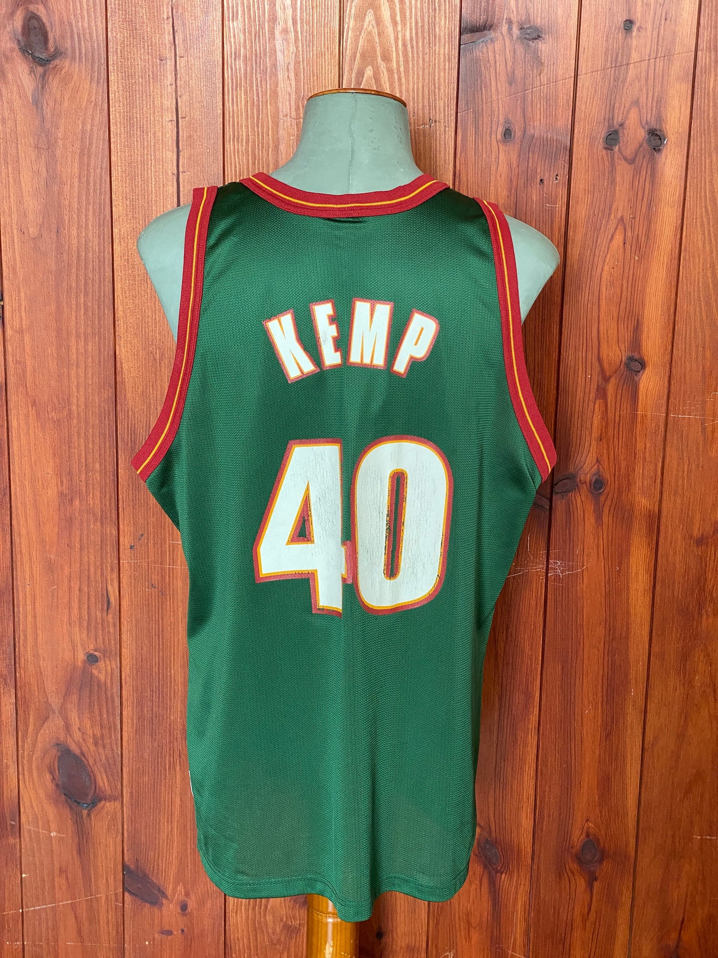 Vintage 90s NBA Champion Sonics Kemp #40 Jersey - Size 48 | Made in USA