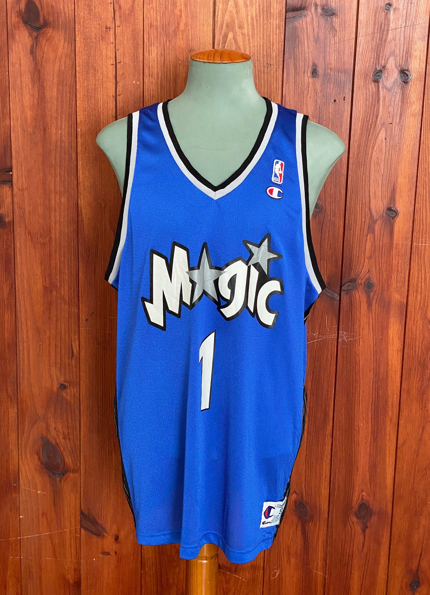 Size 52. 90s Vintage Magic 1. Mc Grady NBA jersey Made by Champion