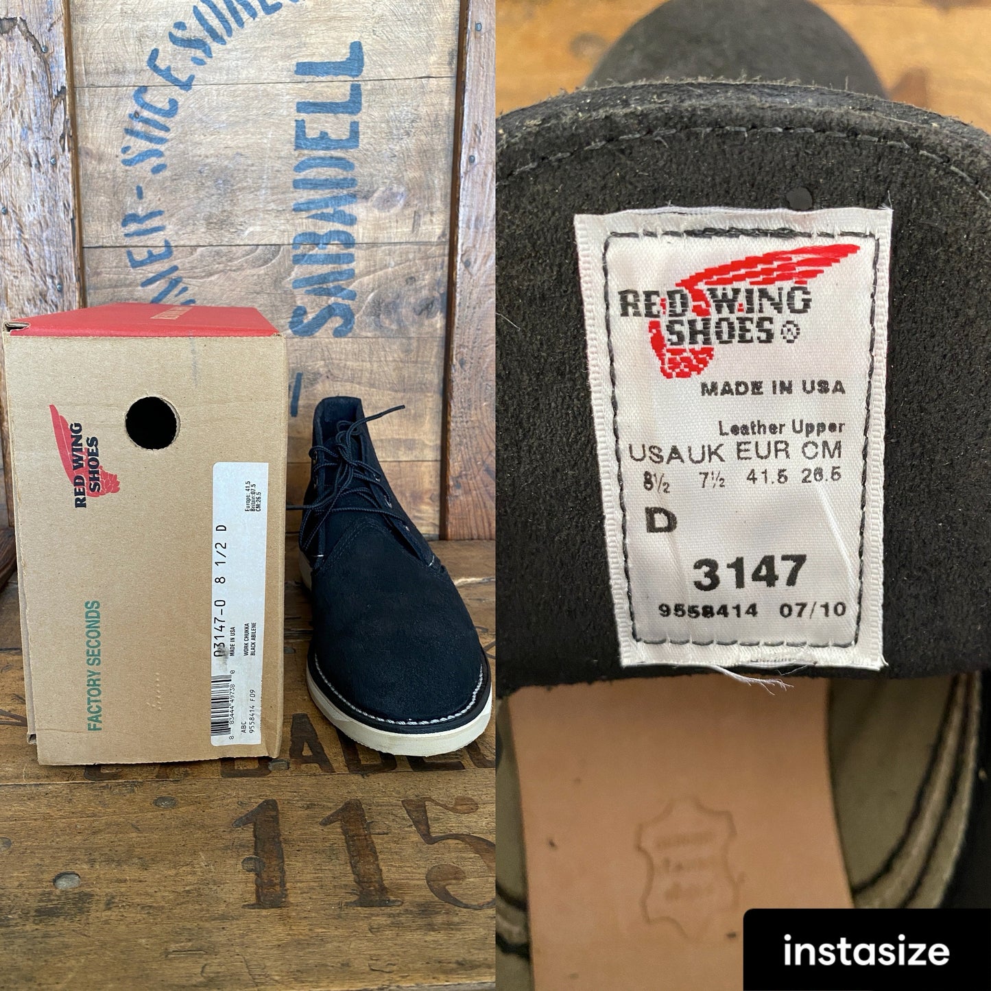 Size 8.5D ( 41.5 EU) Red Wing 3147 Boots Made In USA (second)