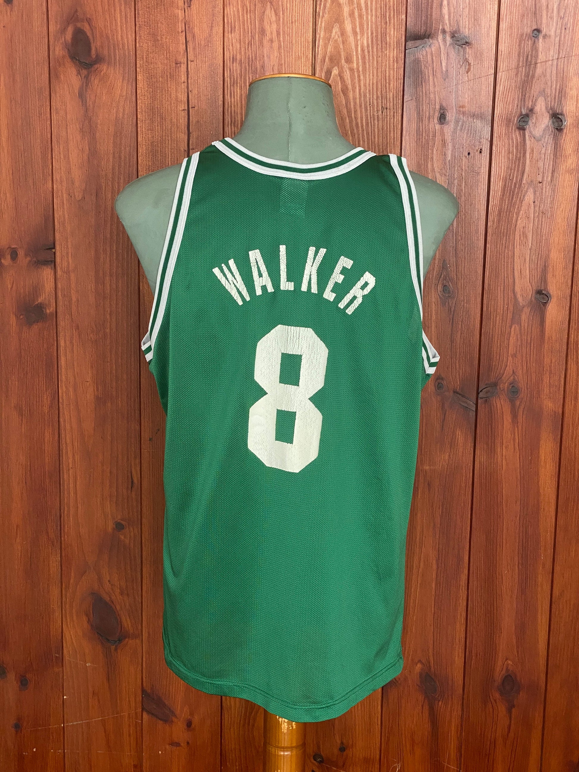 Vintage 90s NBA Celtics #8 Walker Jersey - Size 48 | Made by Champion