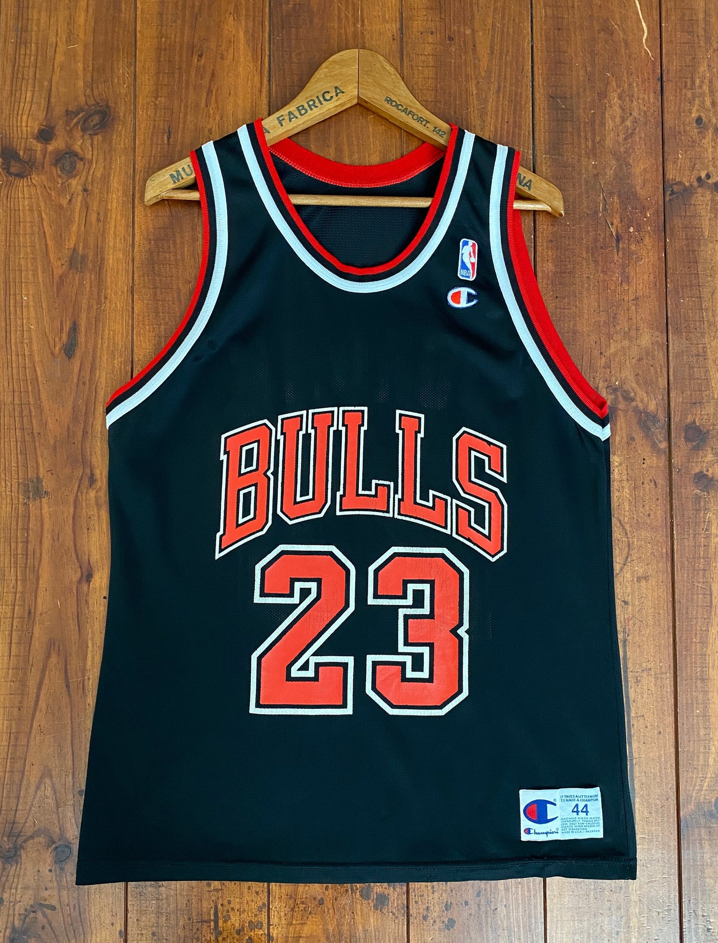 Size 44. Vintage 90s NBA Jordan Jersey Chicago Bulls #23 NBA Made In USA by Champion