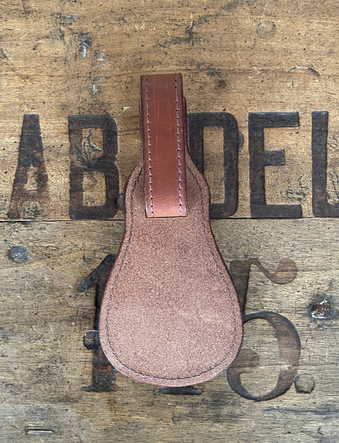 Brown Full Grain key Leather holder