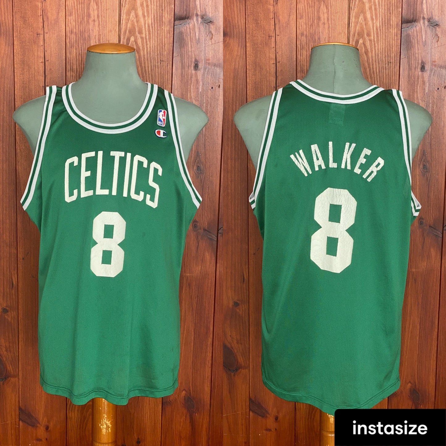 Size 48 Antoine Walker #8 Celtics Vintage 90s NBA Jersey by Champion