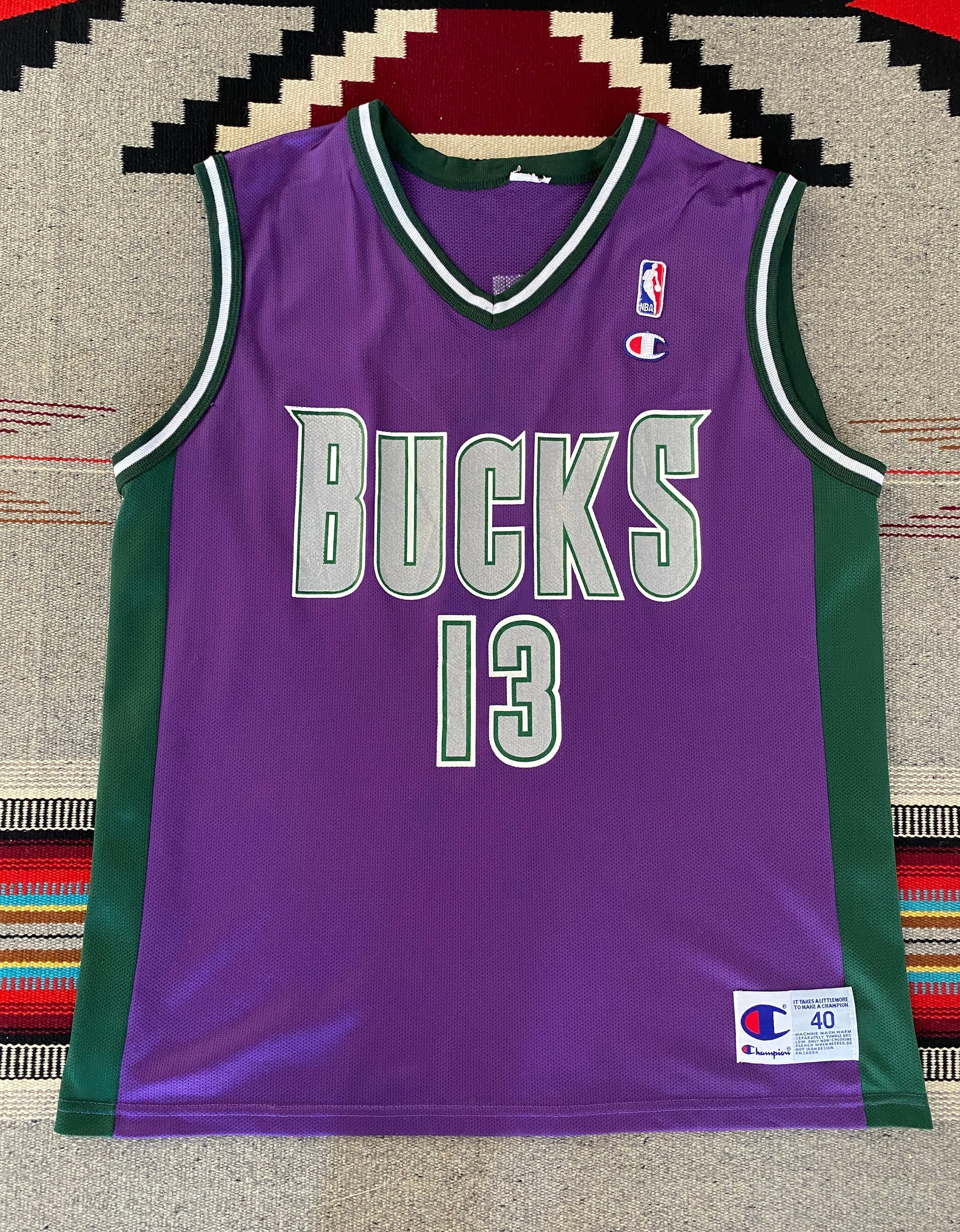 Glenn Robinson #13 - Bucks Vintage NBA Jersey - Size 44