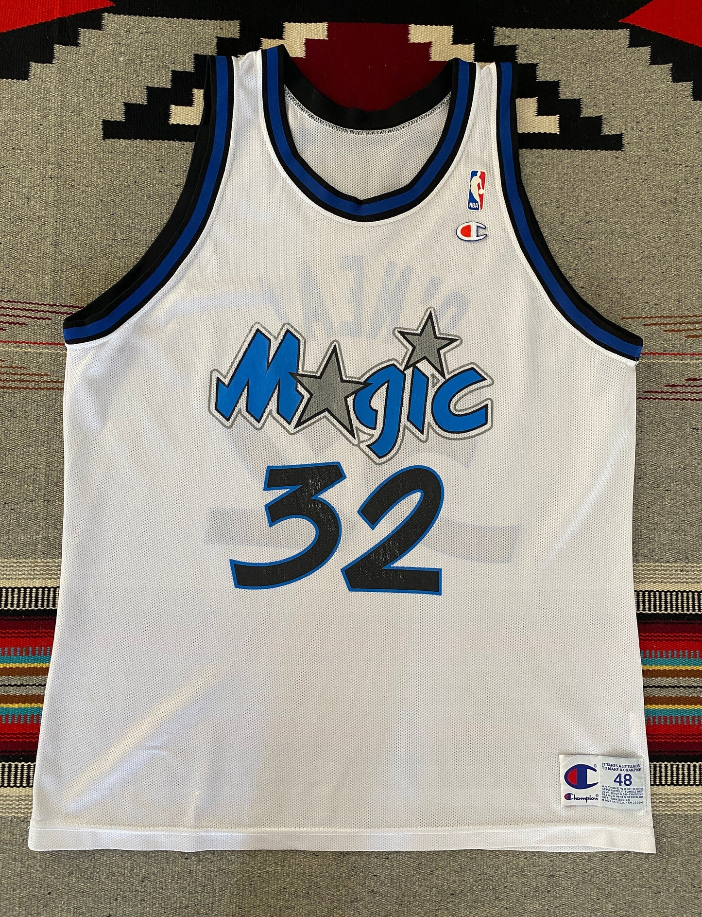 "O'Neal Magic Orlando 90s Champion NBA Jersey