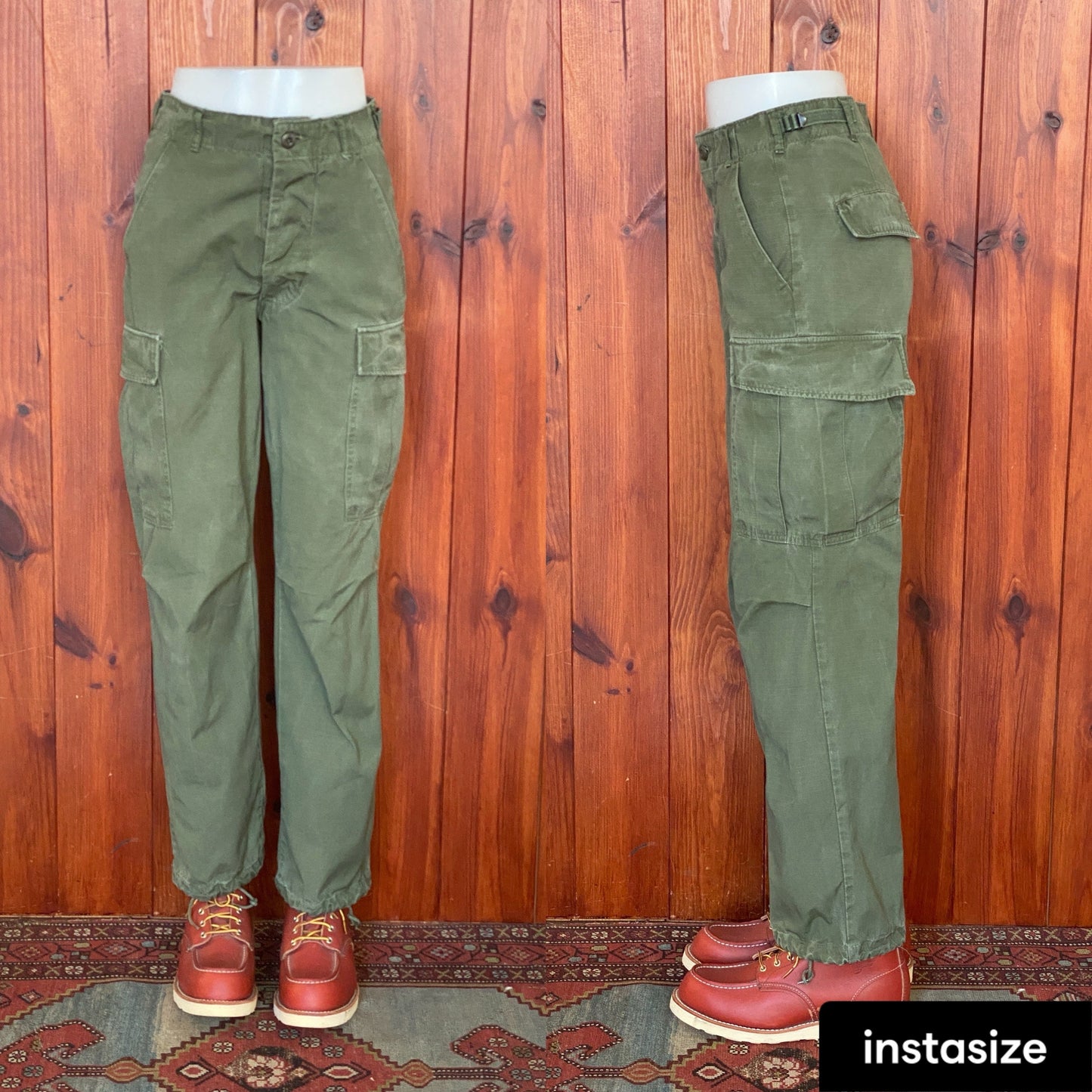 XS Reg. 1967 Authentic US Army Vietnam war era OG-107 jungle pants
