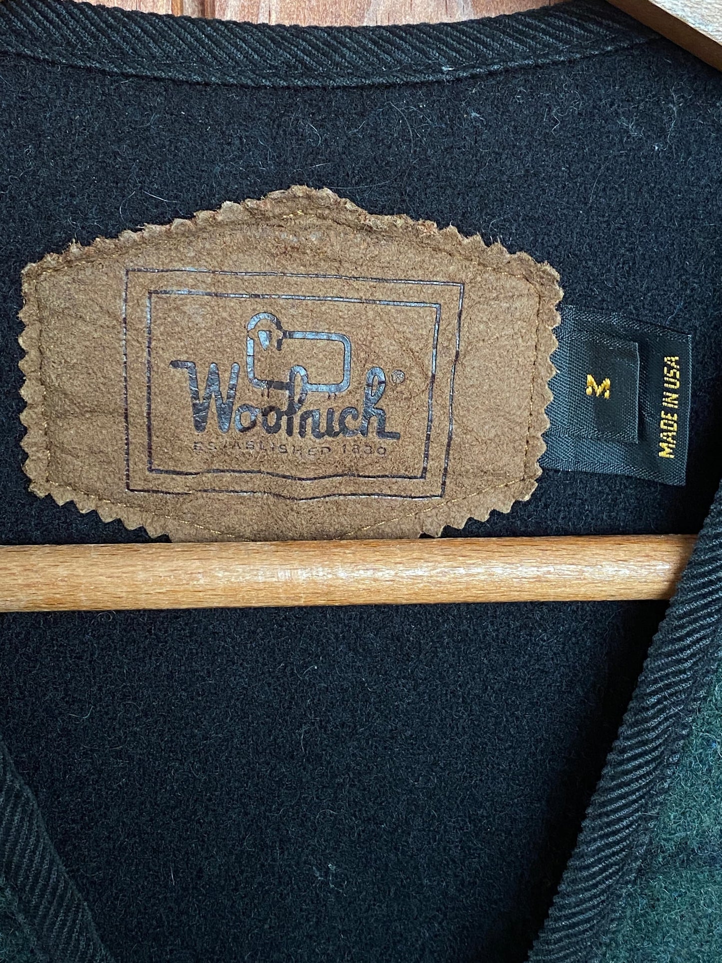 Size Med. Woolrich Vintage wool vest made in USA.
