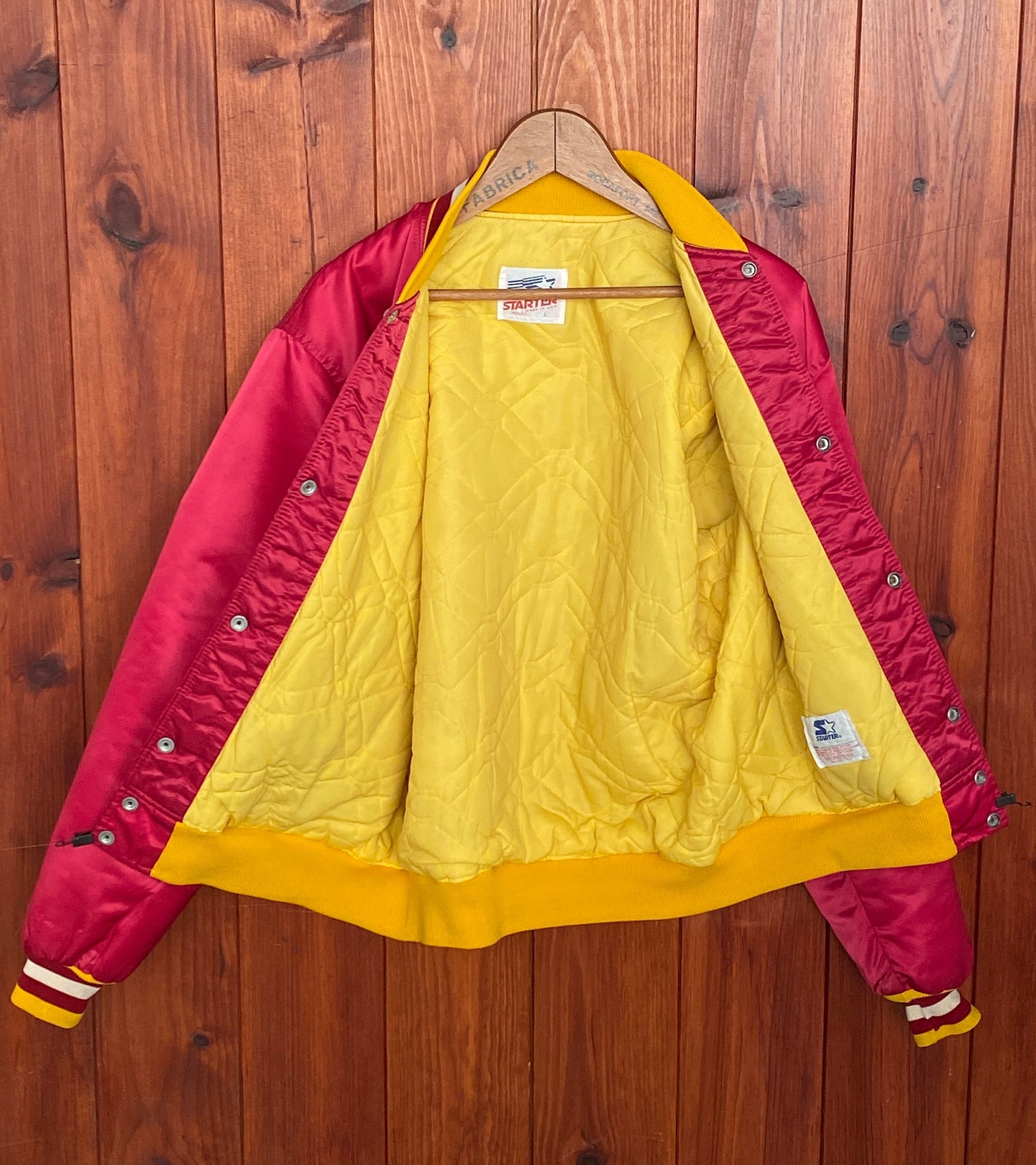 Large Vintage 80s Minnesota Starter Jacket Made in USA | Retro Apparel