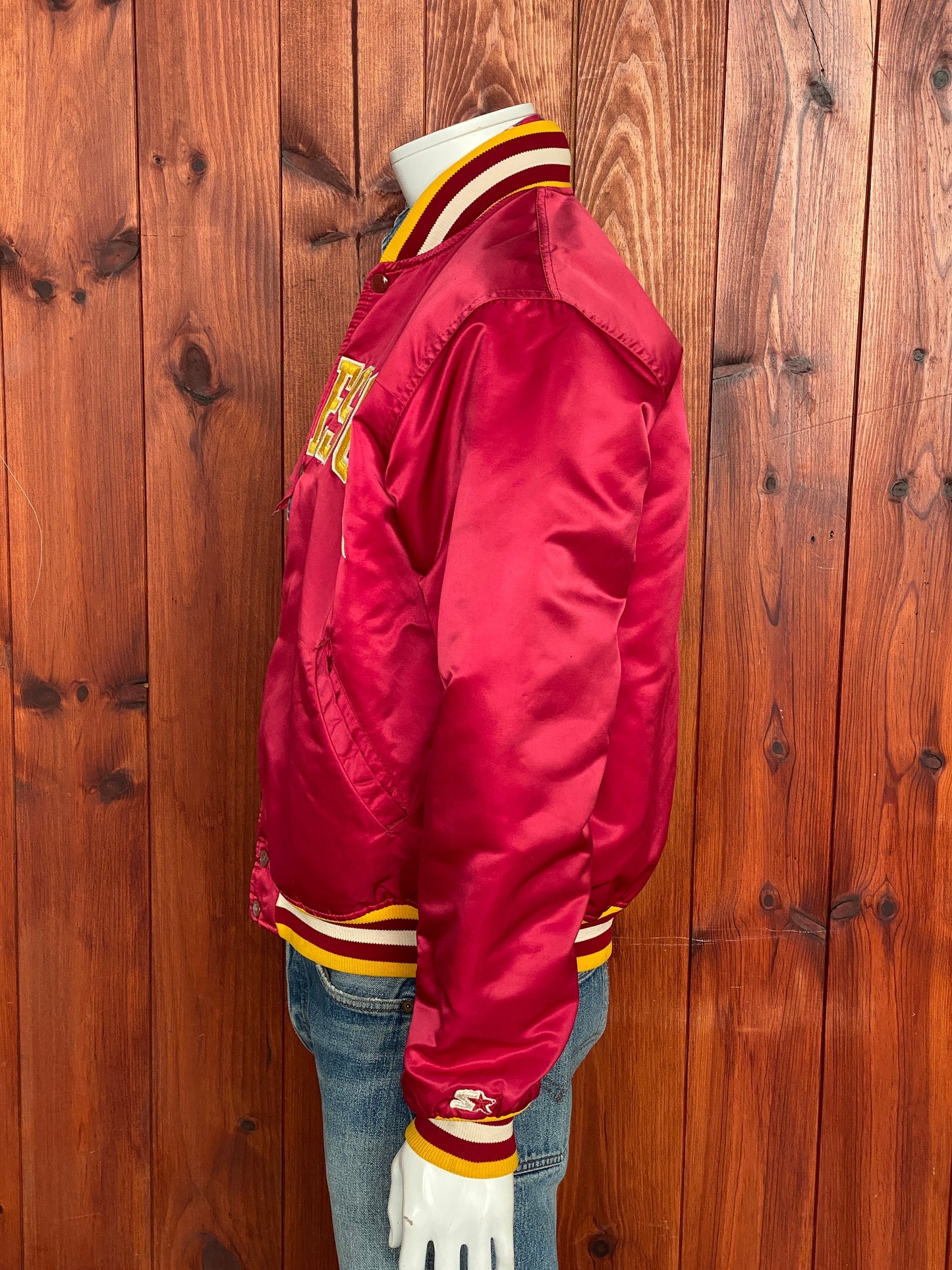 Large Vintage 80s Minnesota Starter Jacket Made in USA | Retro Apparel