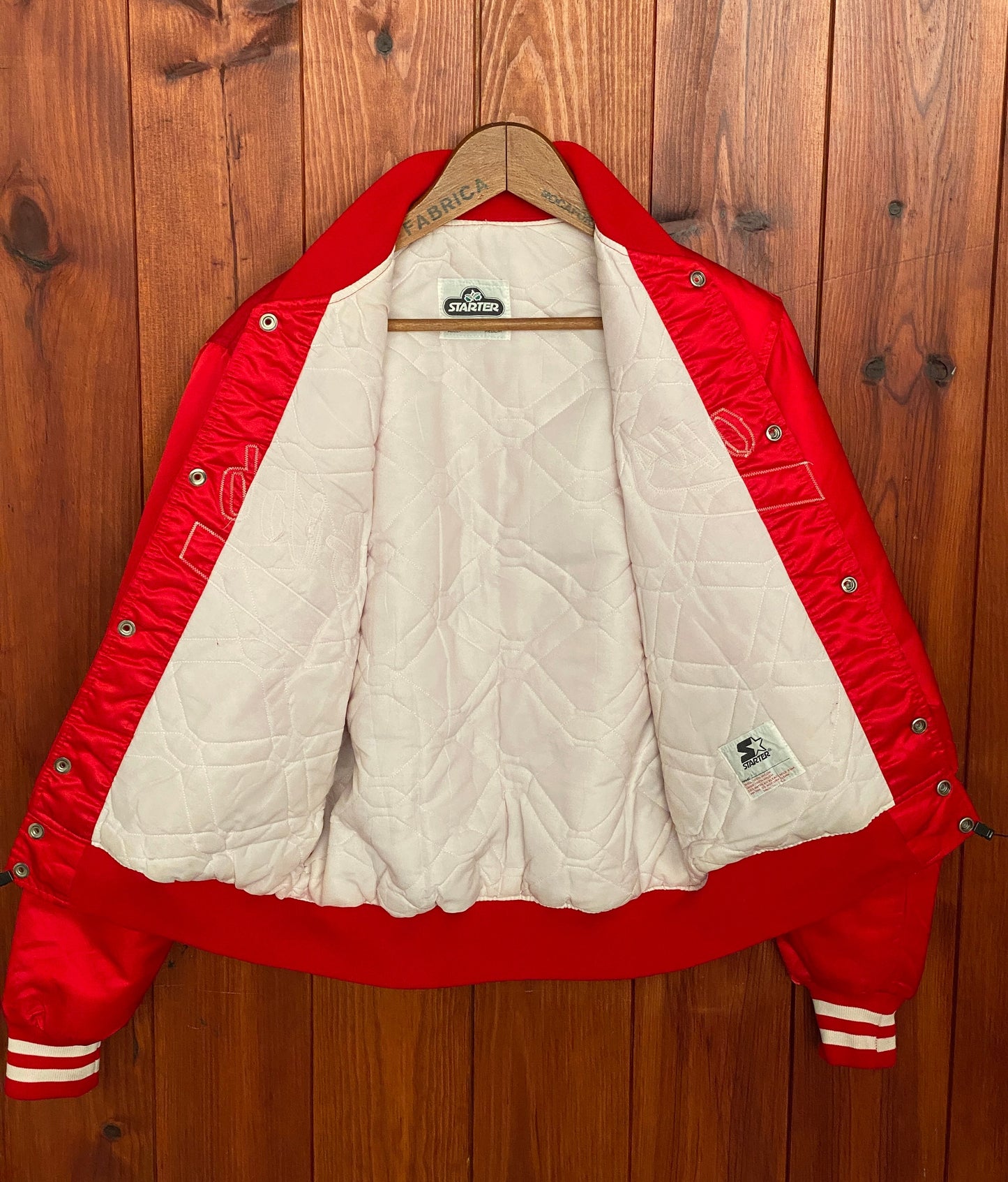 Medium Size Rare Vintage 80s Gibbons Starter Jacket, Made in USA - Classic Collectible