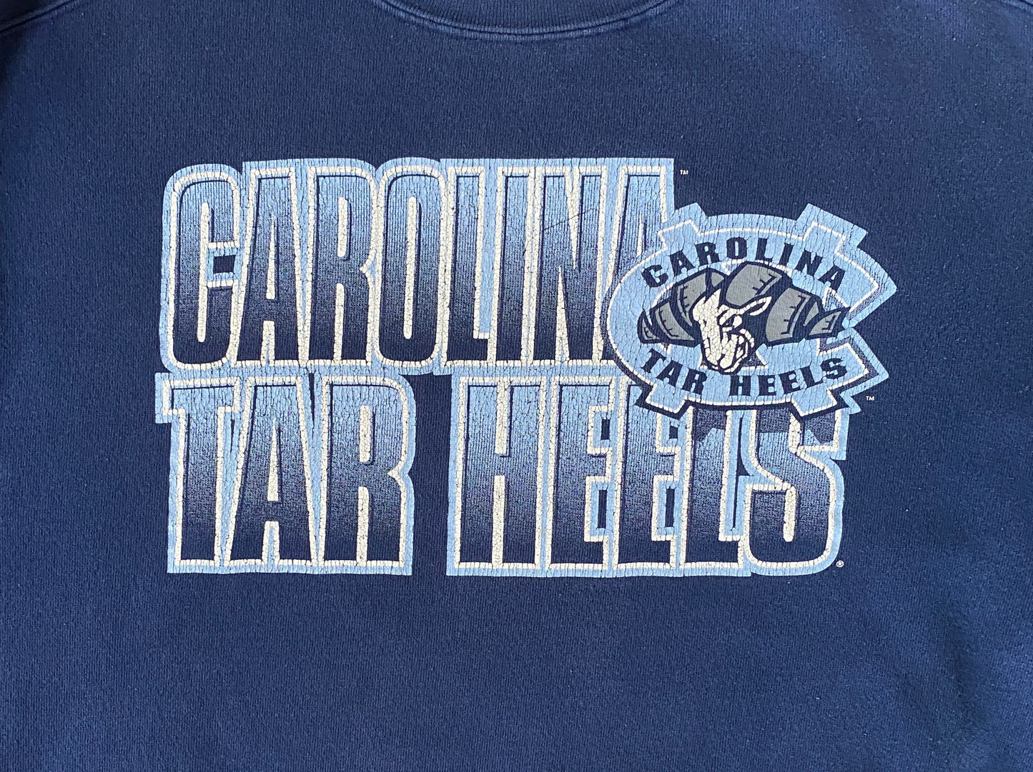 Vintage 90s Carolina Tar Heels Starter Sweatshirt - Size M | Made in USA | Retro Collegiate Style