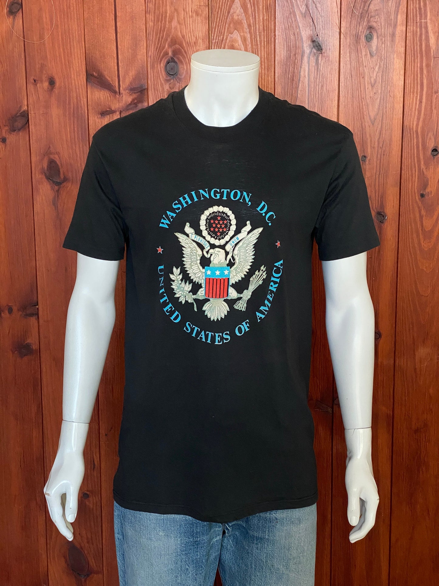 XL. Vintage 50/50 cotton 80s US Seal T-shirt Made In USA