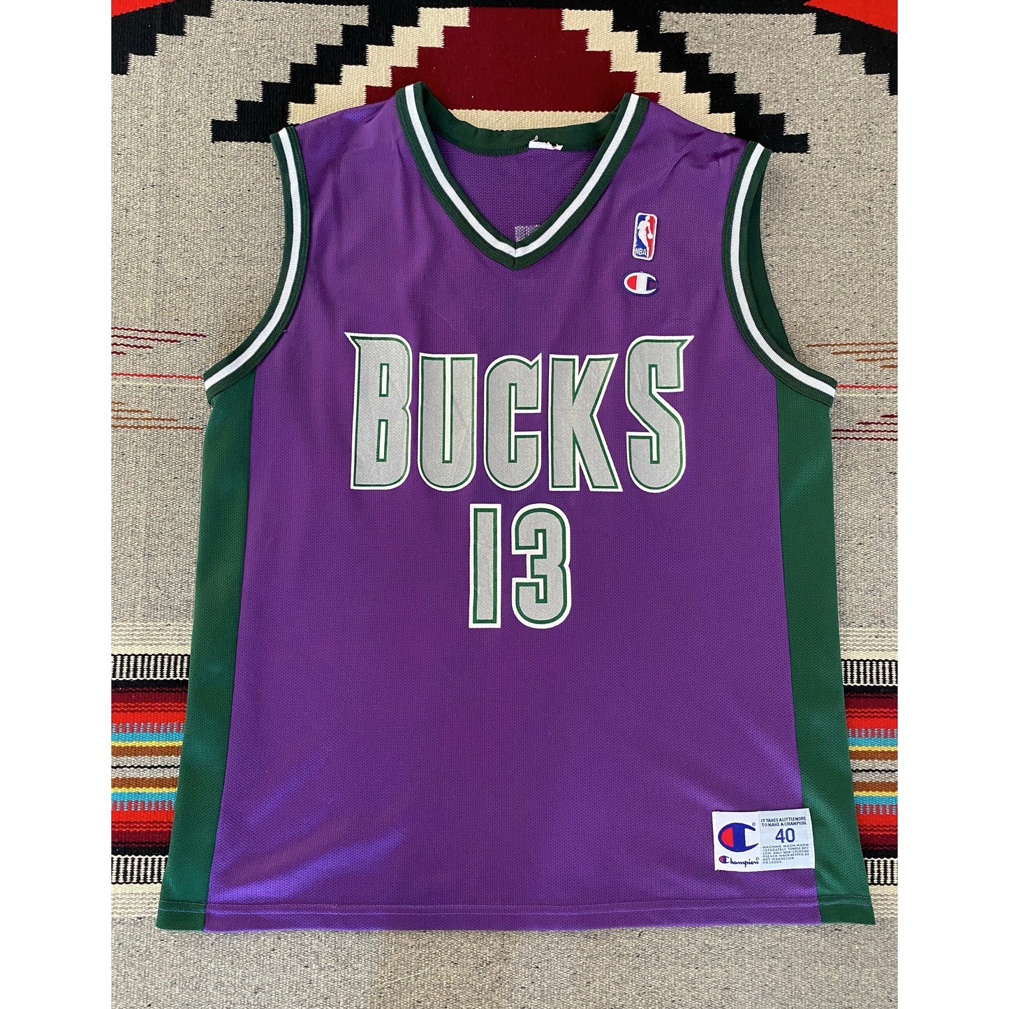 Glenn Robinson #13 - Bucks Vintage NBA Jersey - Size 44