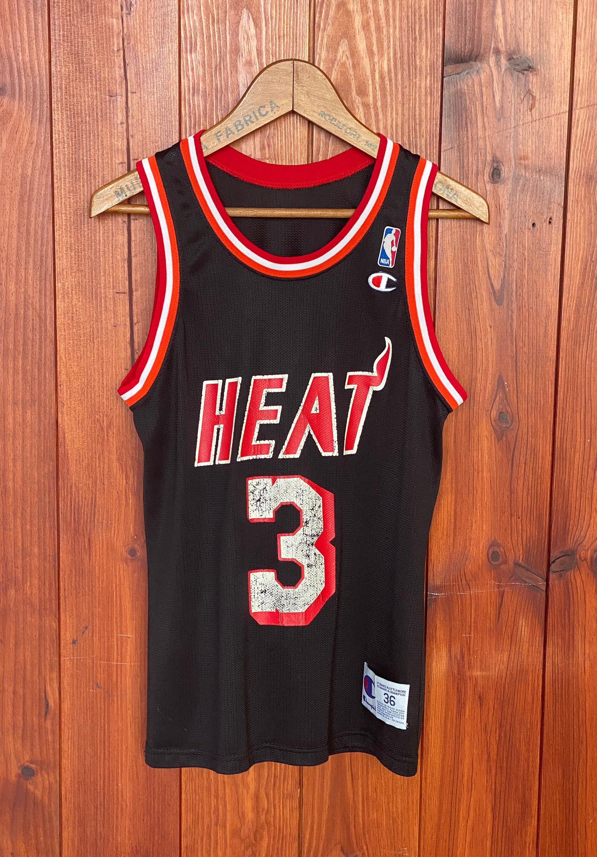Miami Heat Vintage 90s #3 Smith NBA Jersey Made in USA - Size 36 US