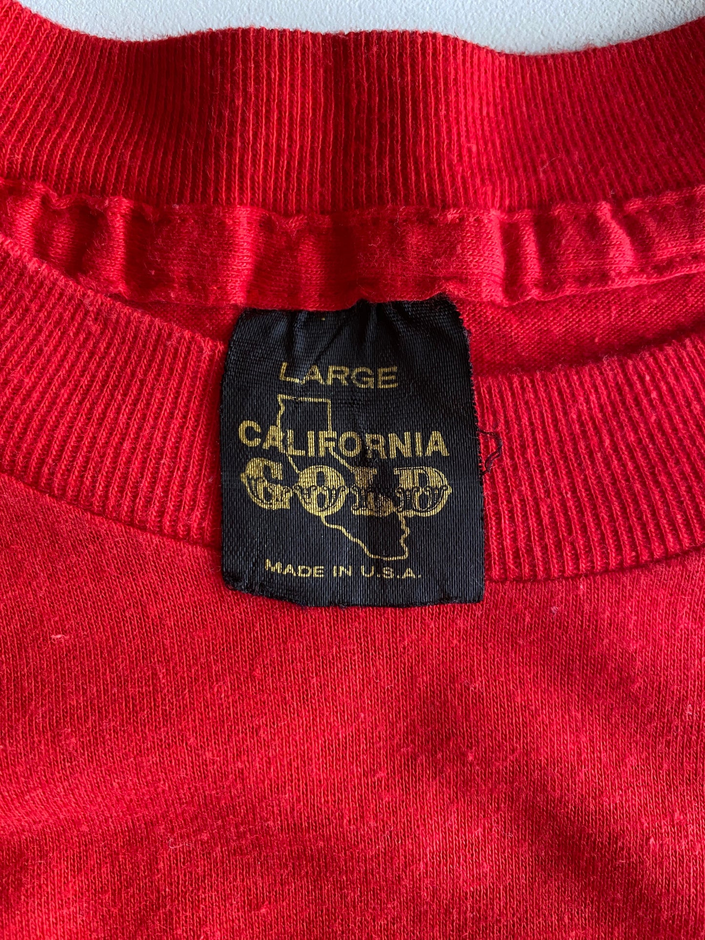 Large. Vintage 50/50 cotton Las Vegas T shirt made in USA